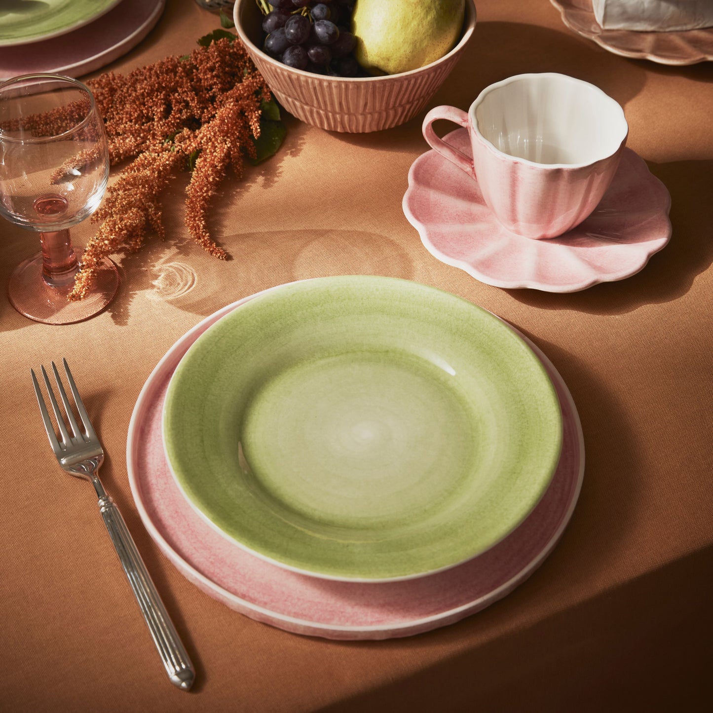 Basic Plate 25 cm Green