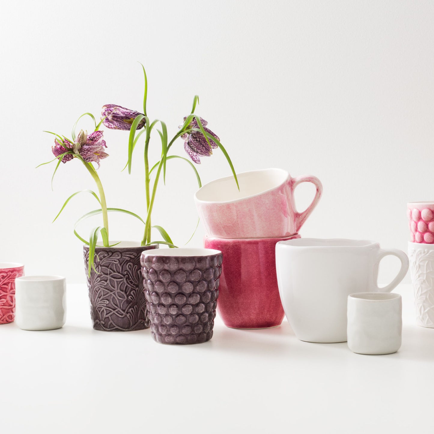 Bubbles Mug 30 cl Plum