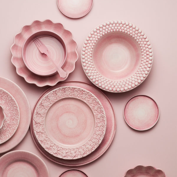 Bubbles Soup Plate 25 cm / 60 cl Light Pink