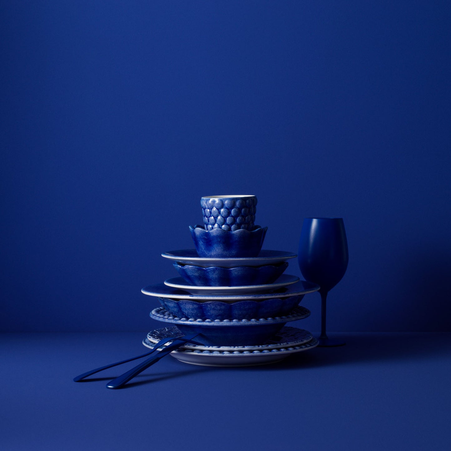 Oyster Bowl 13 cm / 30 cl Blue