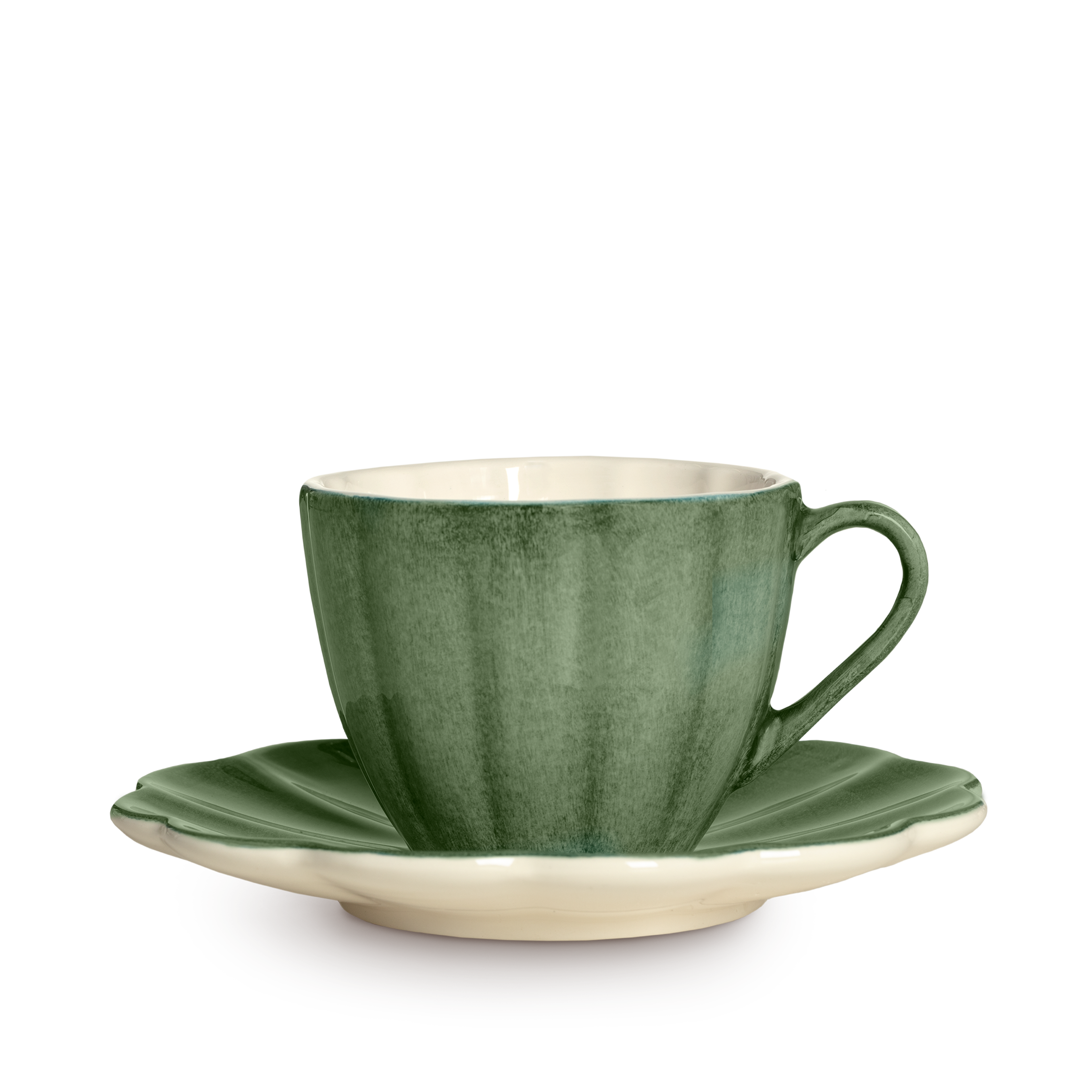 TeTStarbucks 25th Greener Coffee Set Oyster Cup and Saucer 25 cl Forest Green | Mateus – mateuscollection