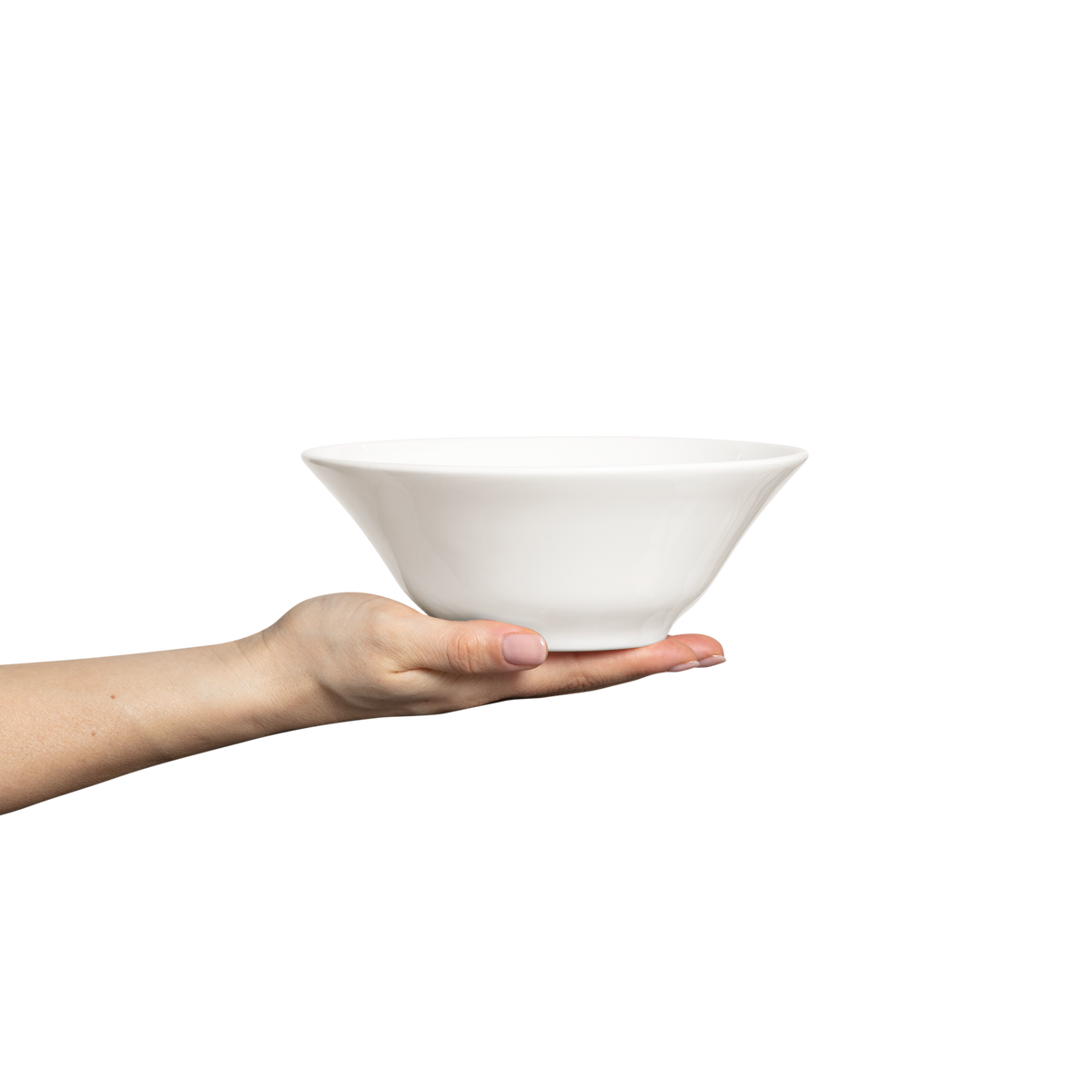 Basic Skål 19 cm / 70 cl Vit