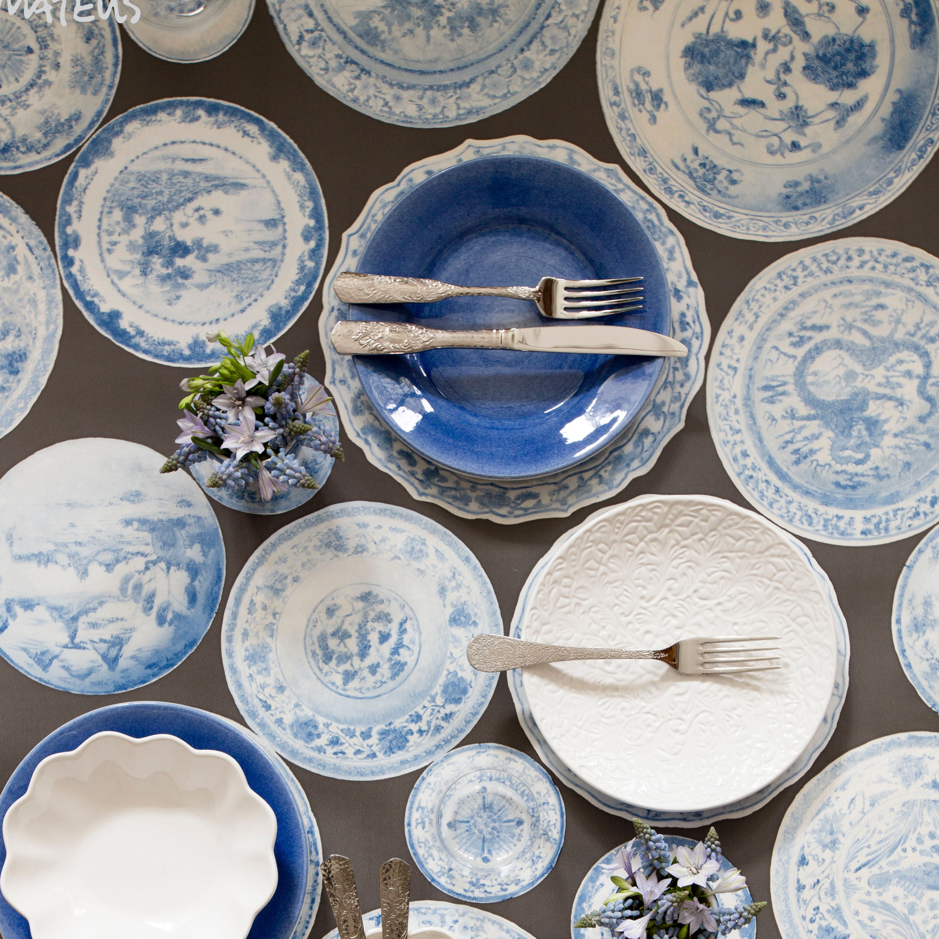 Basic Plate 21 cm Light Blue