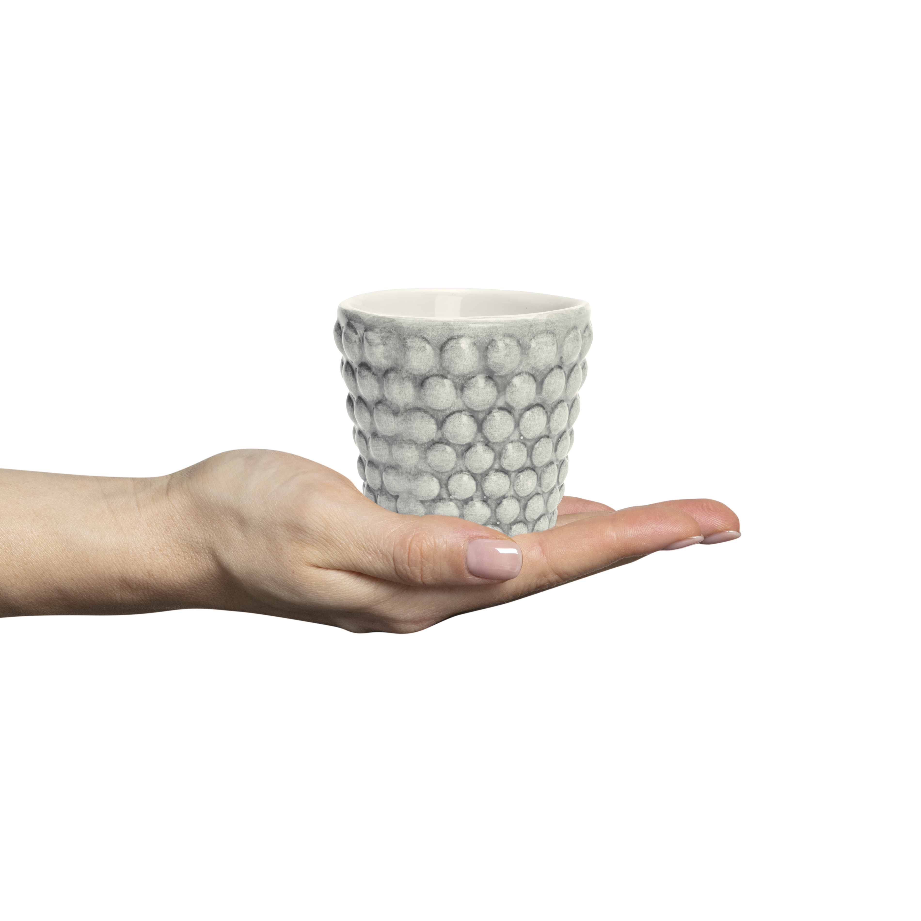 Bubbles Espresso Cup 10 cl Grey