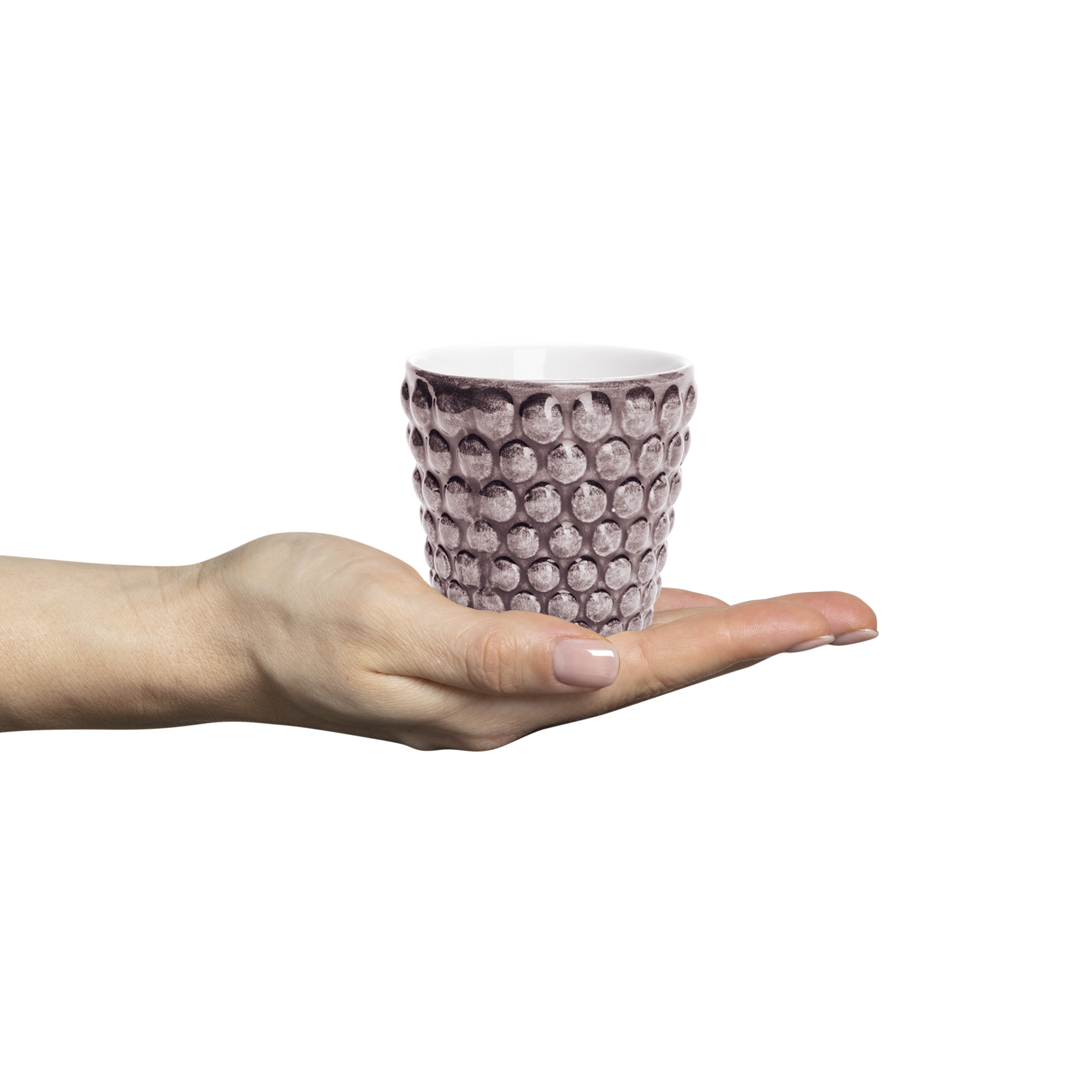 Bubbles Espresso Cup 10 cl Plum