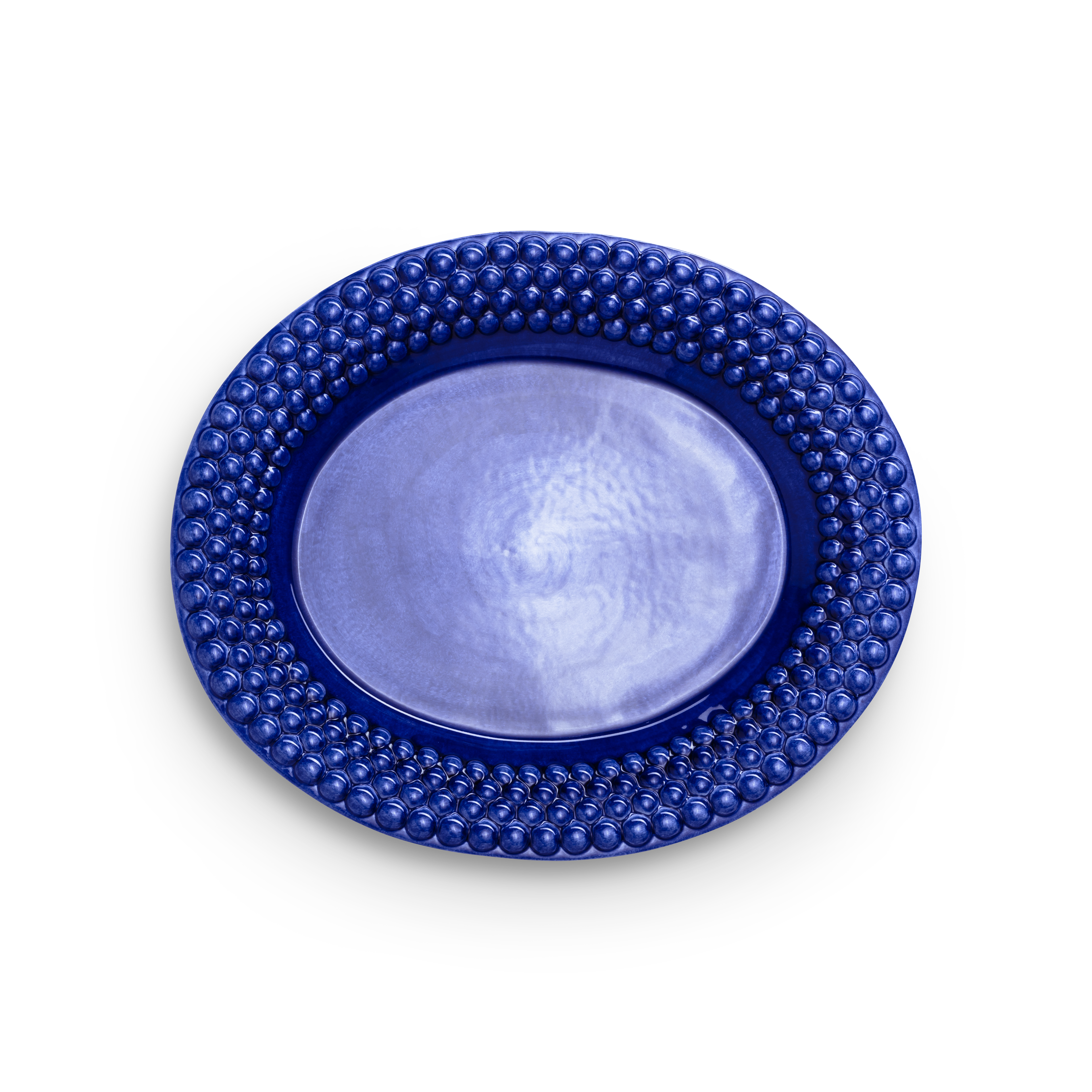 Bubbles Platter 35 x 30 cm Blue