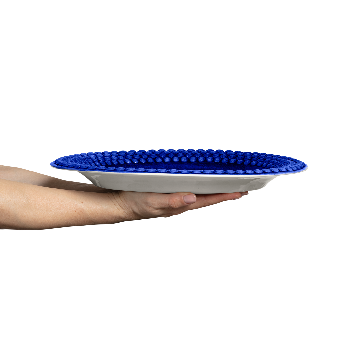 Bubbles Platter 35 x 30 cm Blue