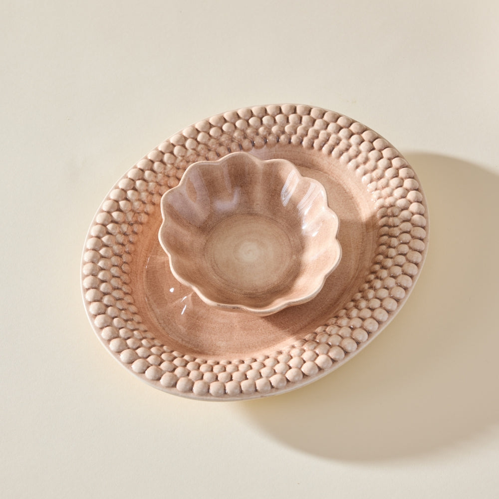 Bubbles Platter 35 x 30 cm Cinnamon