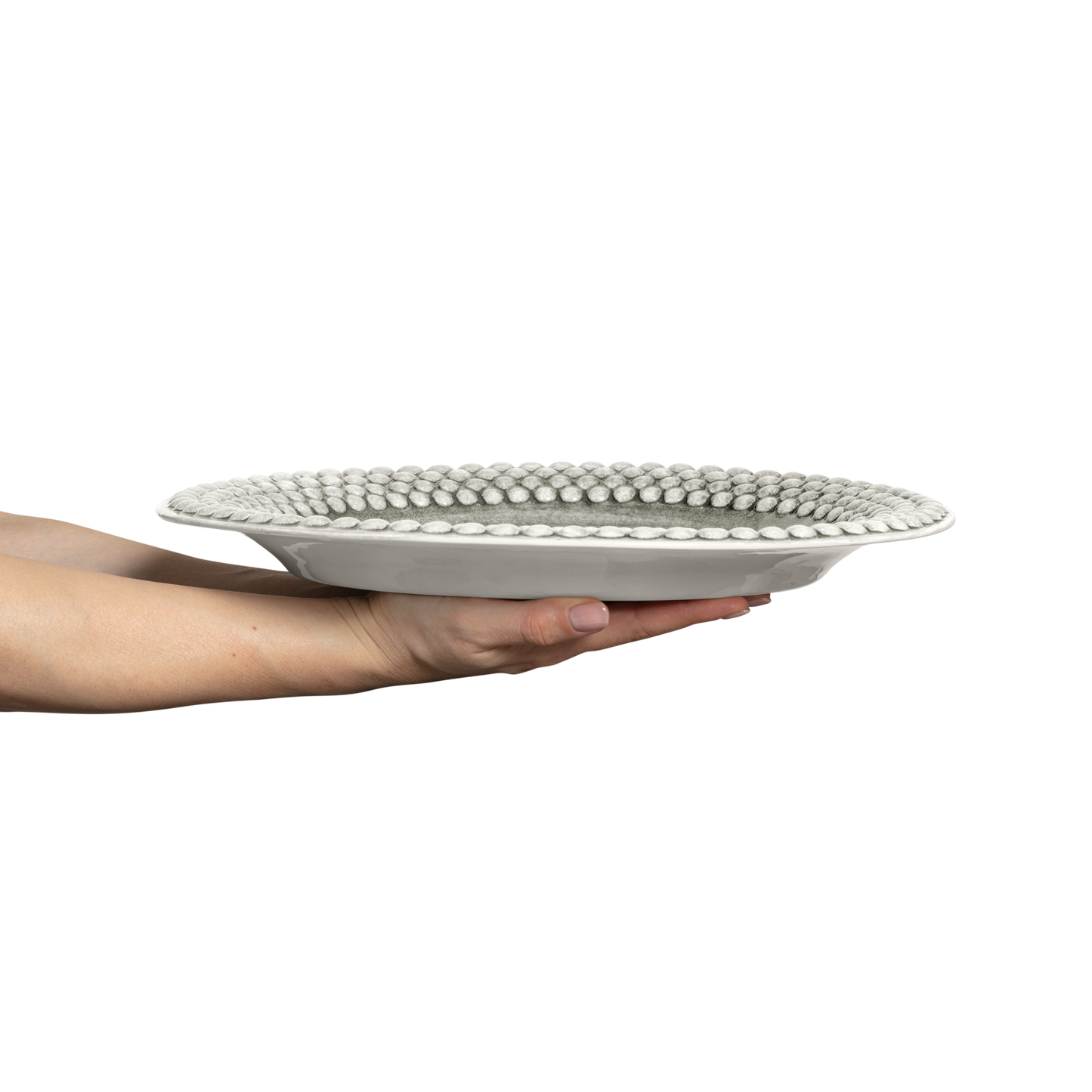 Bubbles Platter 35 x 30 cm Grey