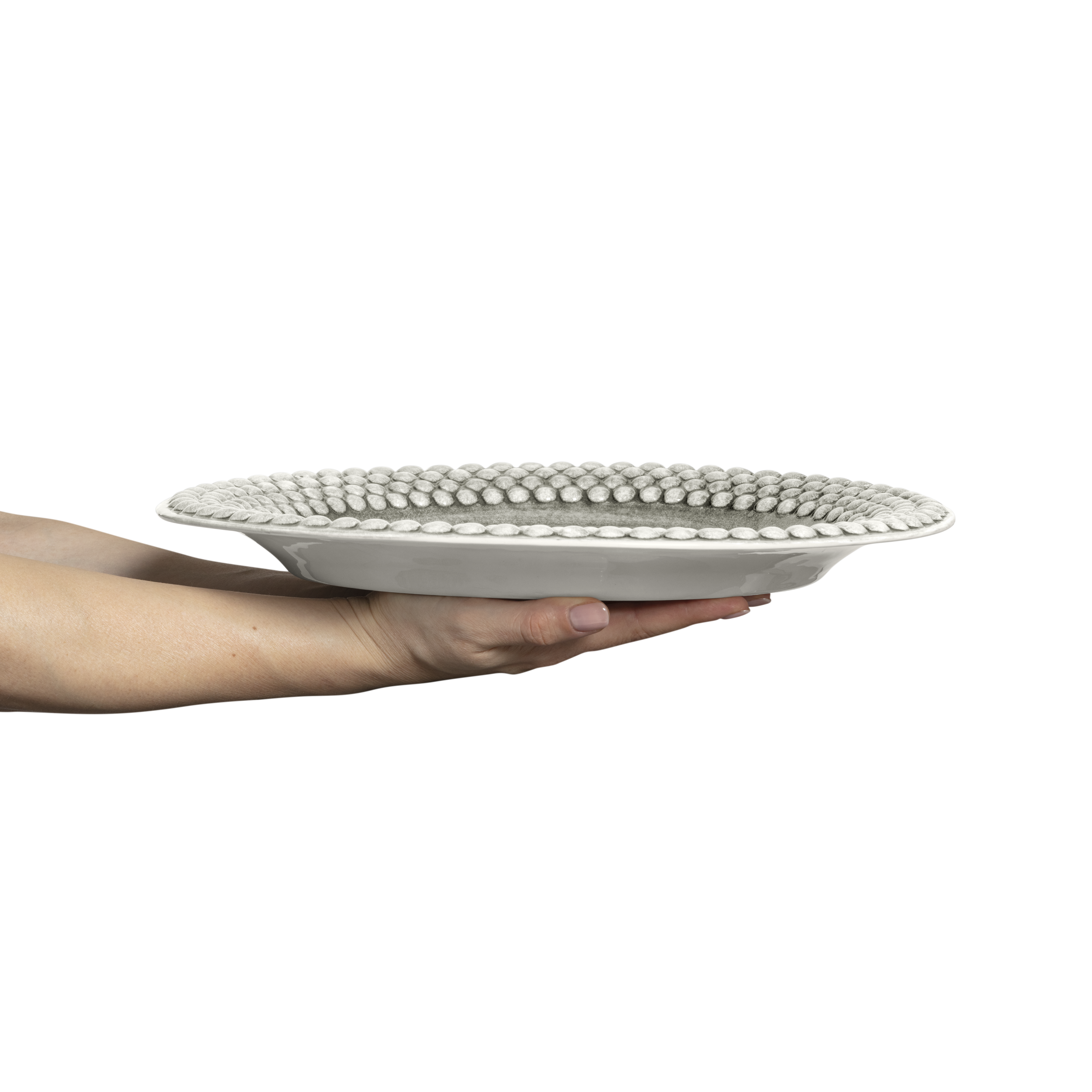 Bubbles Platter 35 x 30 cm Grey