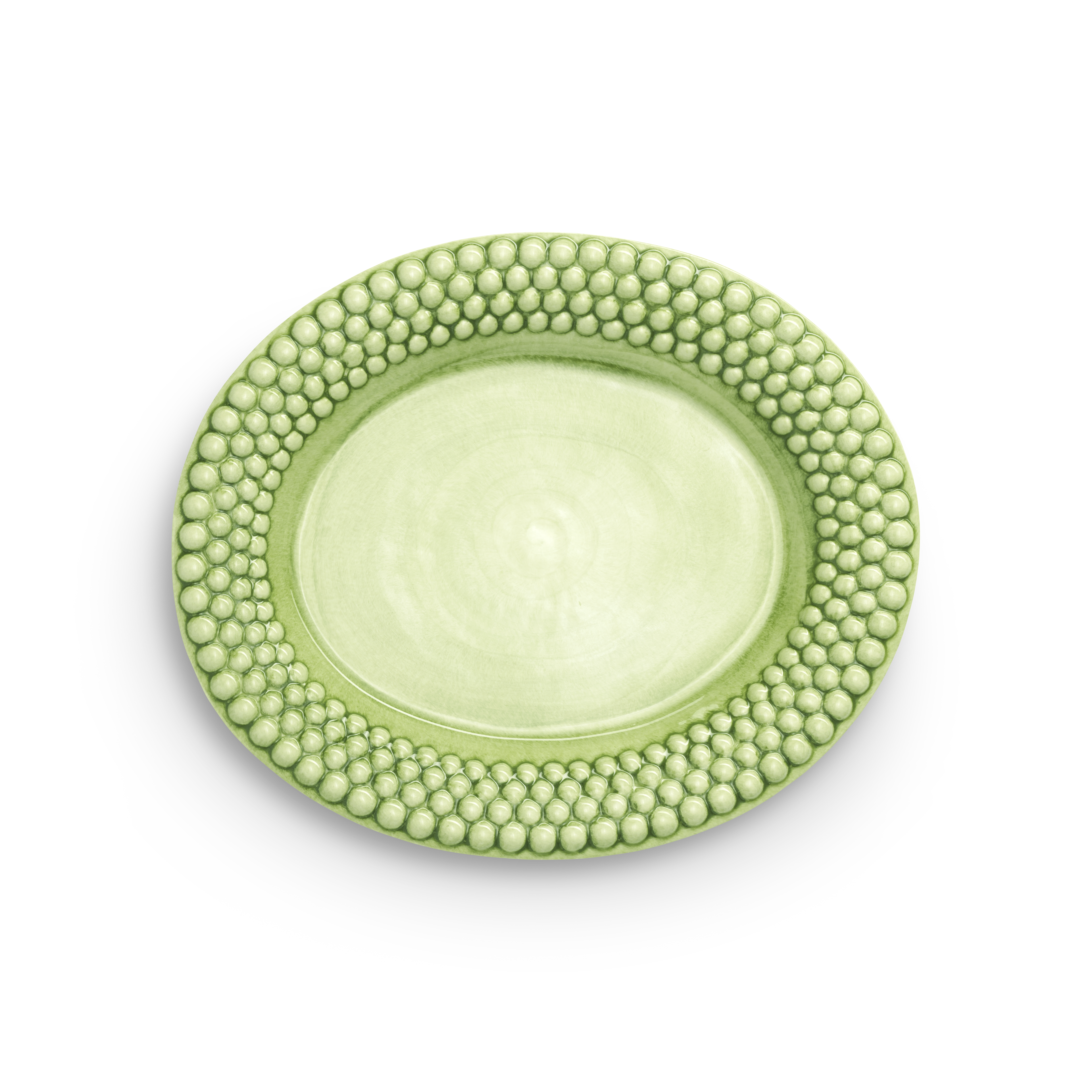 Bubbles Platter 35 x 30 cm Green