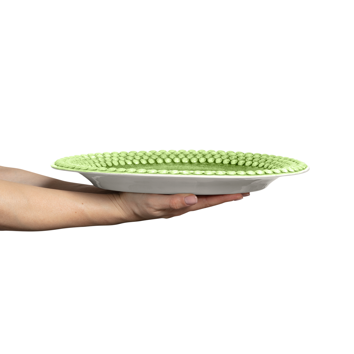 Bubbles Platter 35 x 30 cm Green
