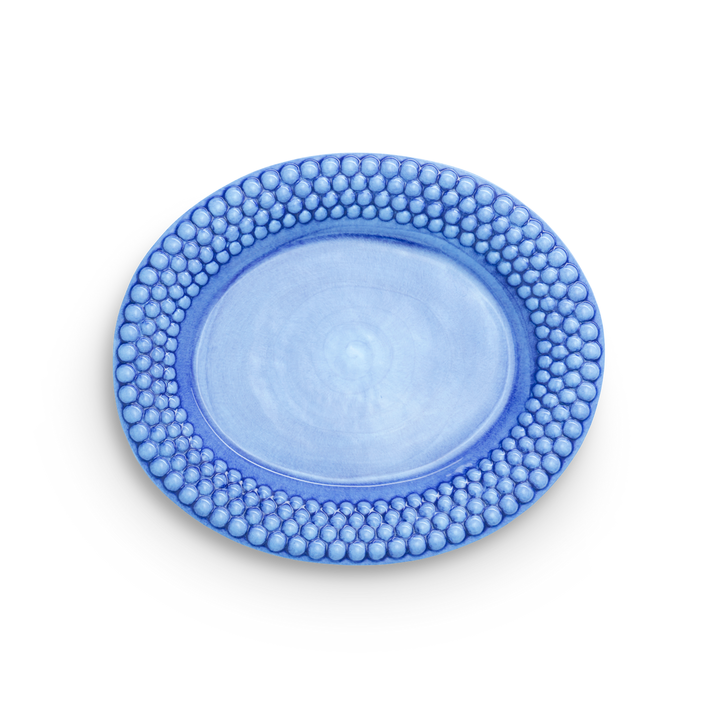 Bubbles Platter 35 x 30 cm Light Blue