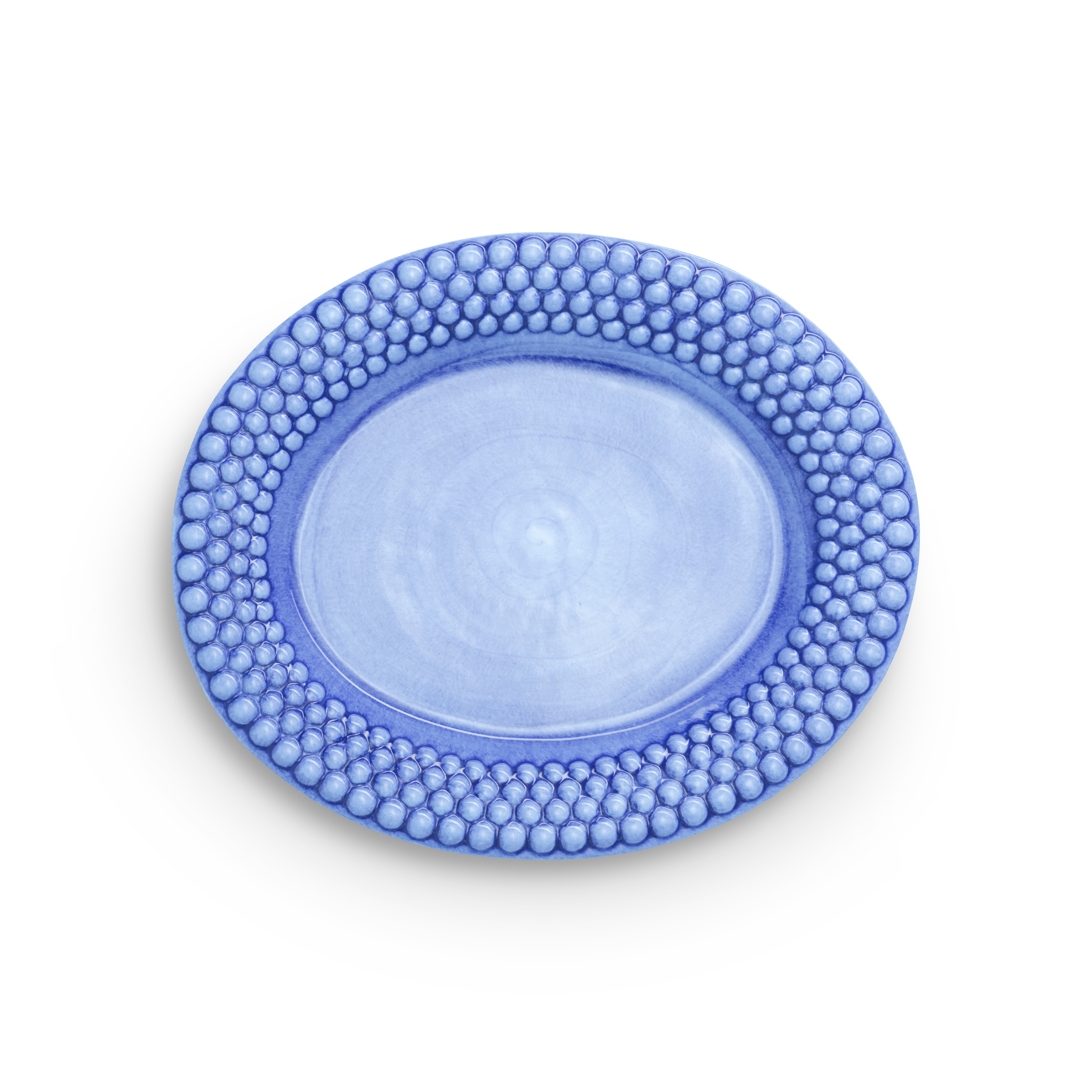 Bubbles Platter 35 x 30 cm Light Blue