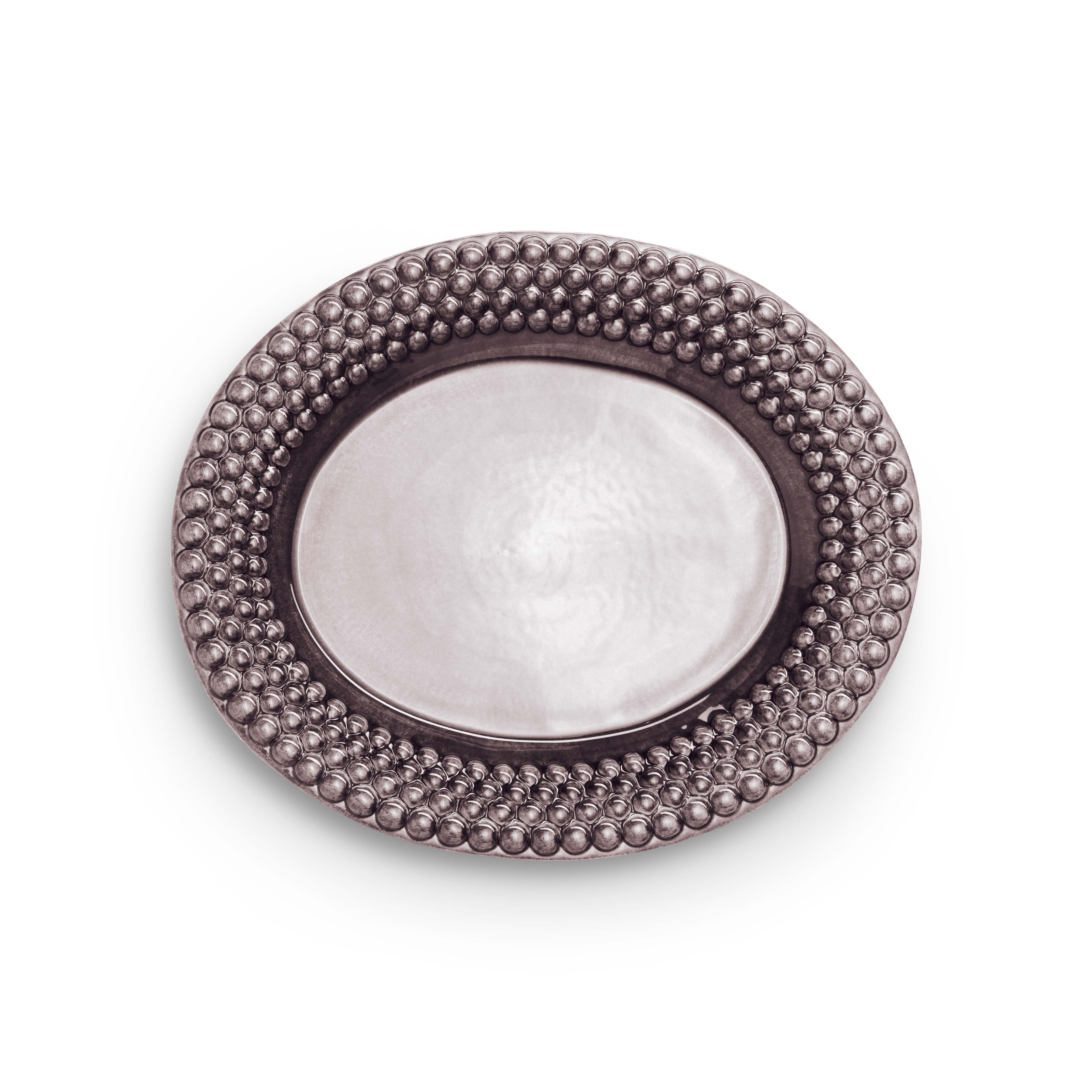 Bubbles Platter 35 x 30 cm Plum