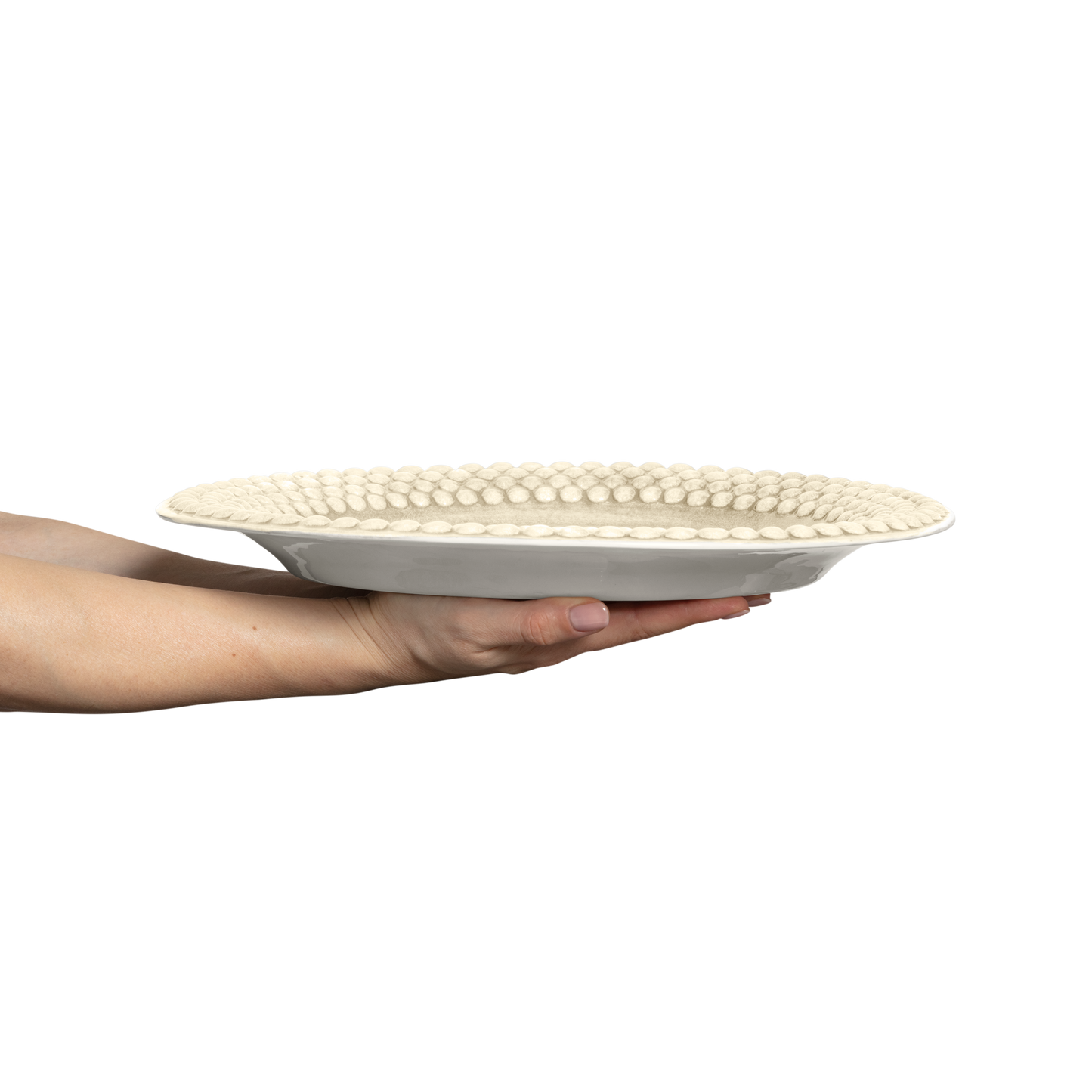 Bubbles Platter 35 x 30 cm Sand