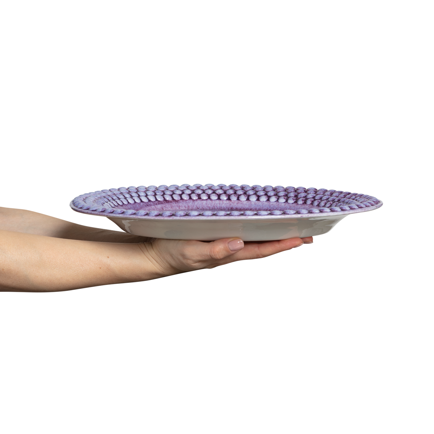 Bubbles Platter 35 x 30 cm Purple