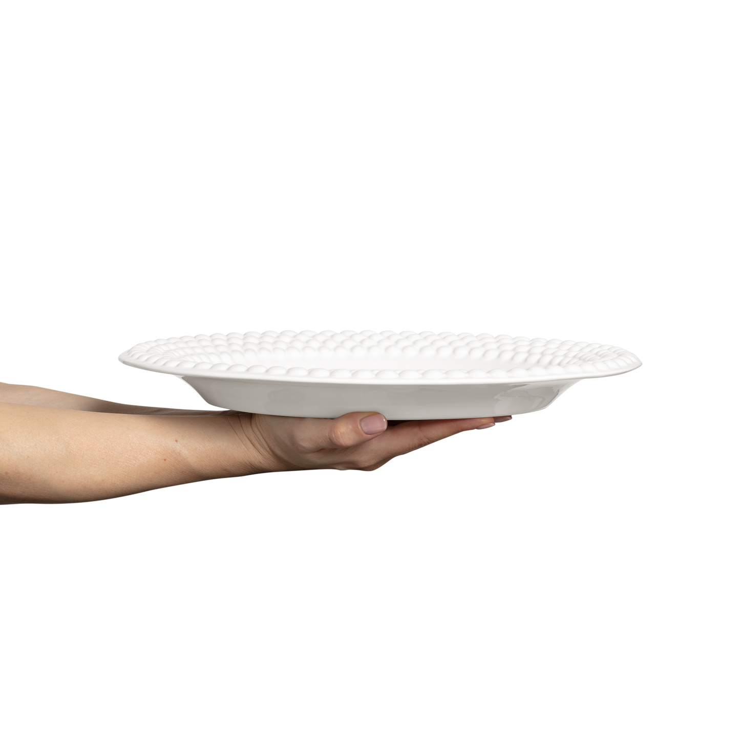 Bubbles Platter 35 x 30 cm White