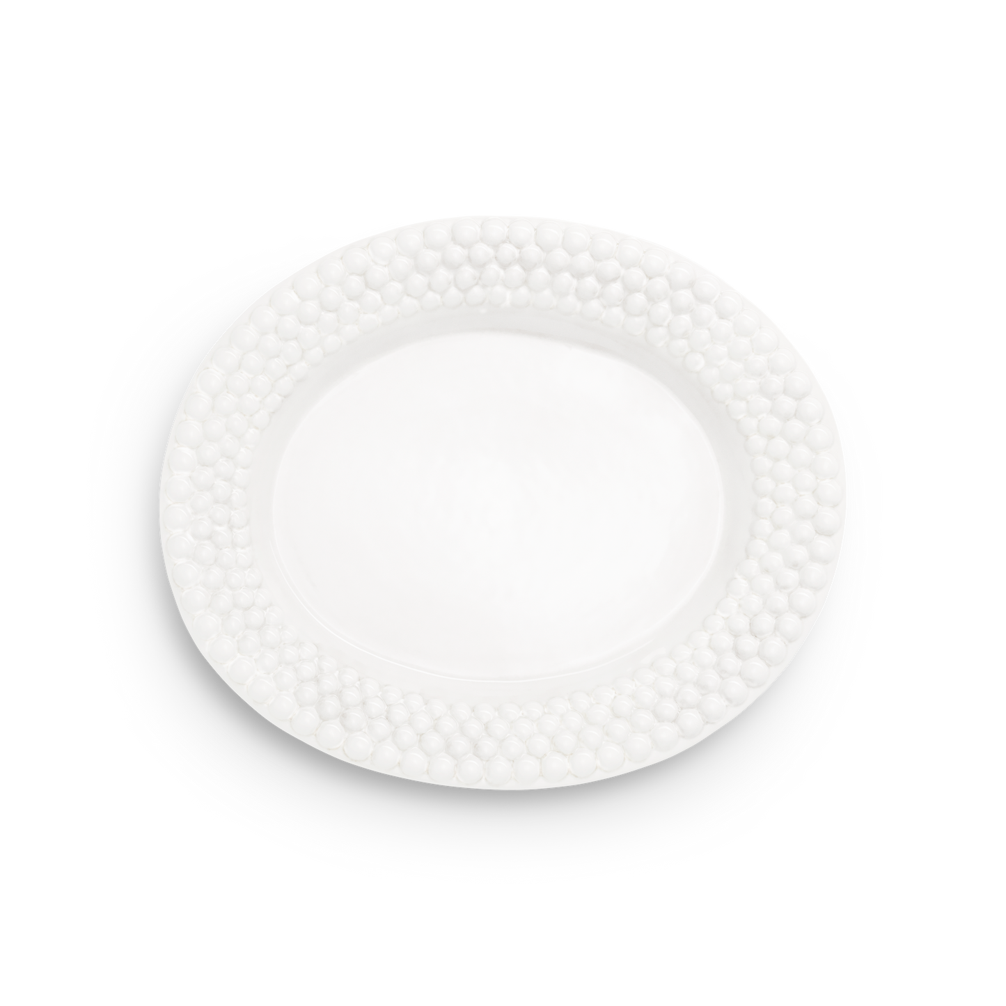 Bubbles Platter 35 x 30 cm White