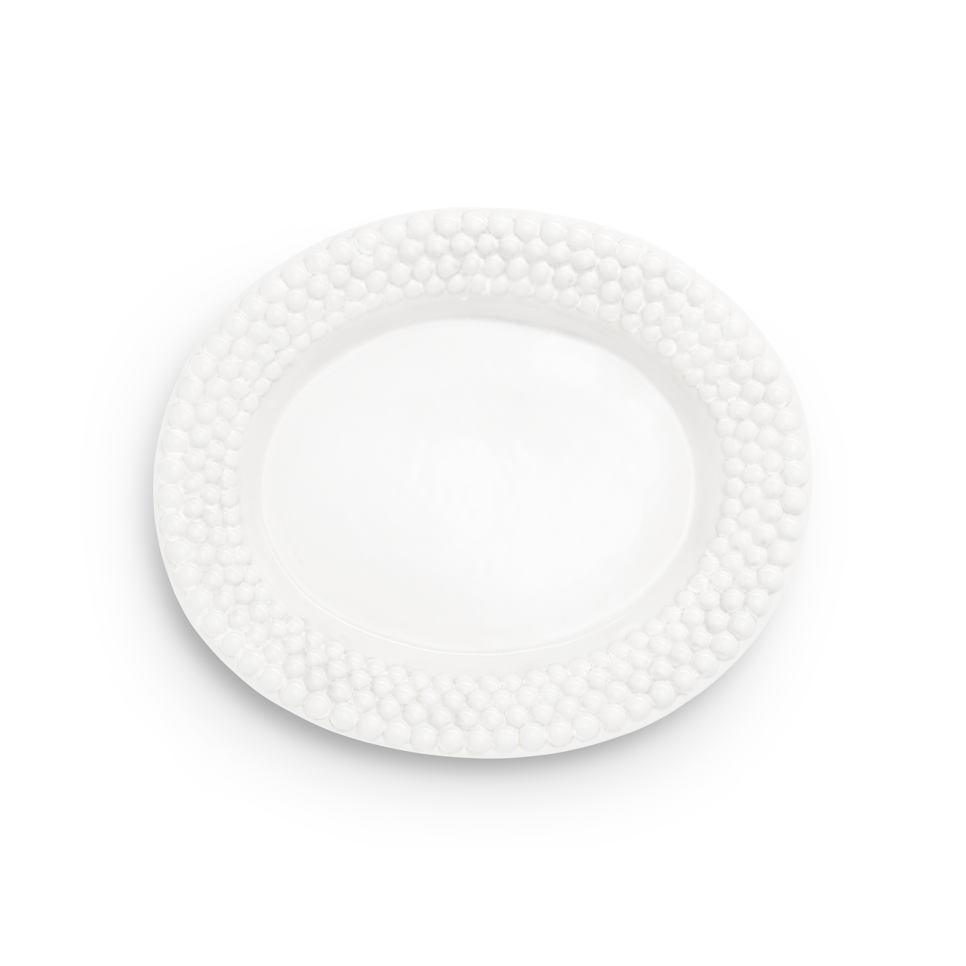 Bubbles Platter 35 x 30 cm White