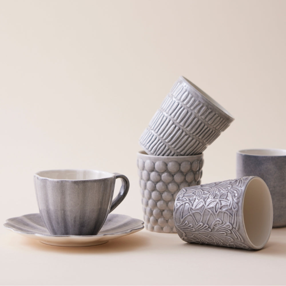 Bubbles Mug 30 cl Grey