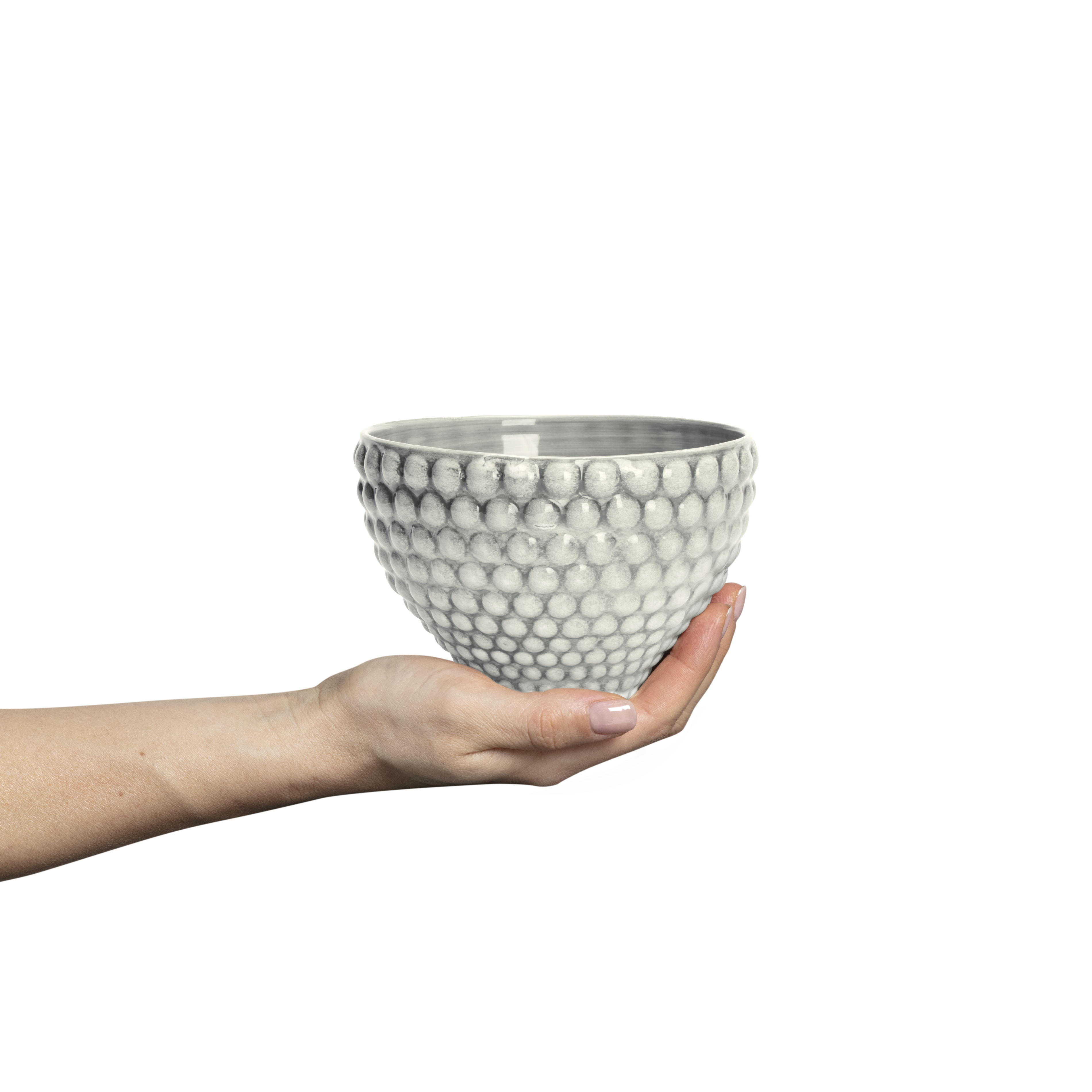 Bubbles Bowl 13 cm / 60 cl Grey