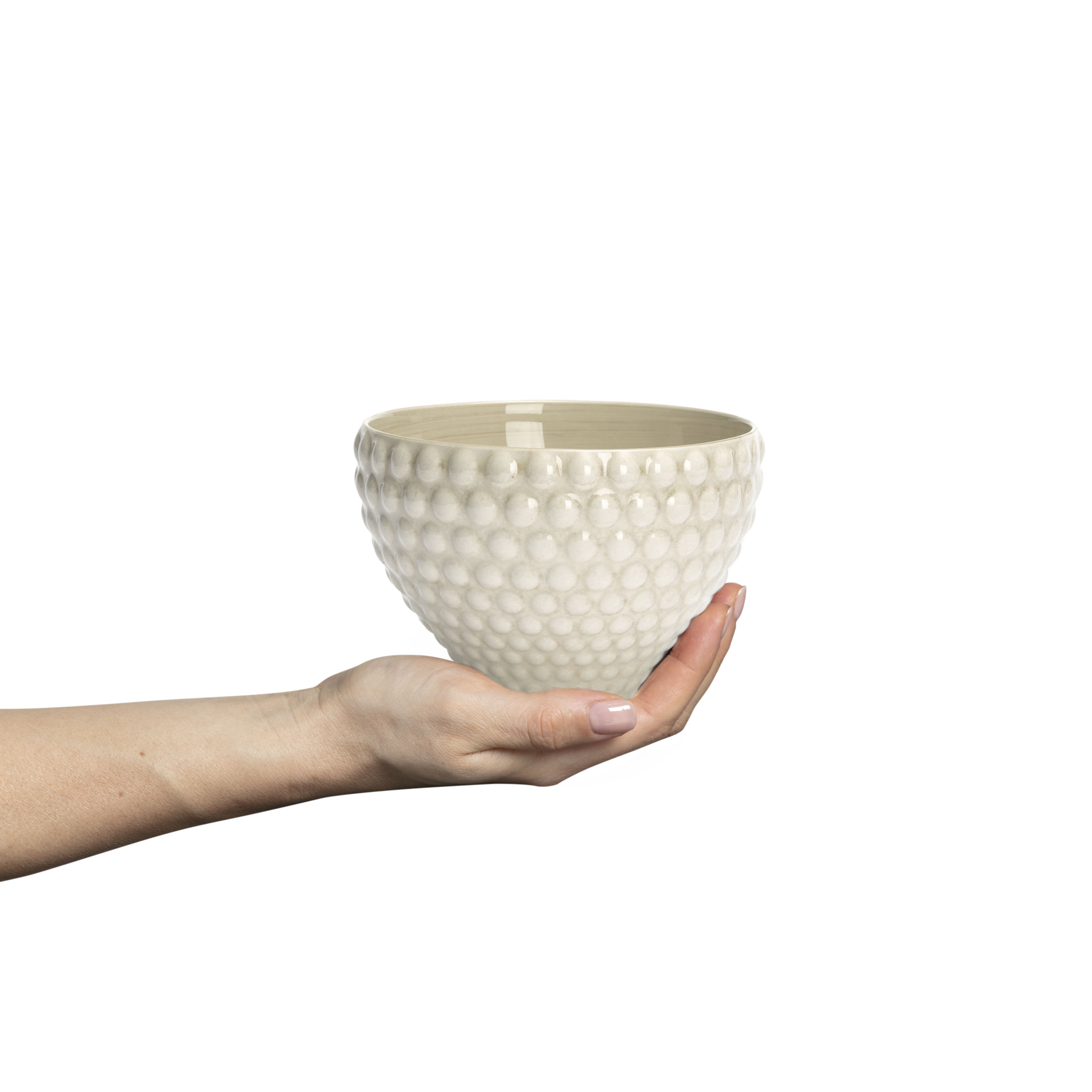 Bubbles Bowl 13 cm / 60 cl Sand