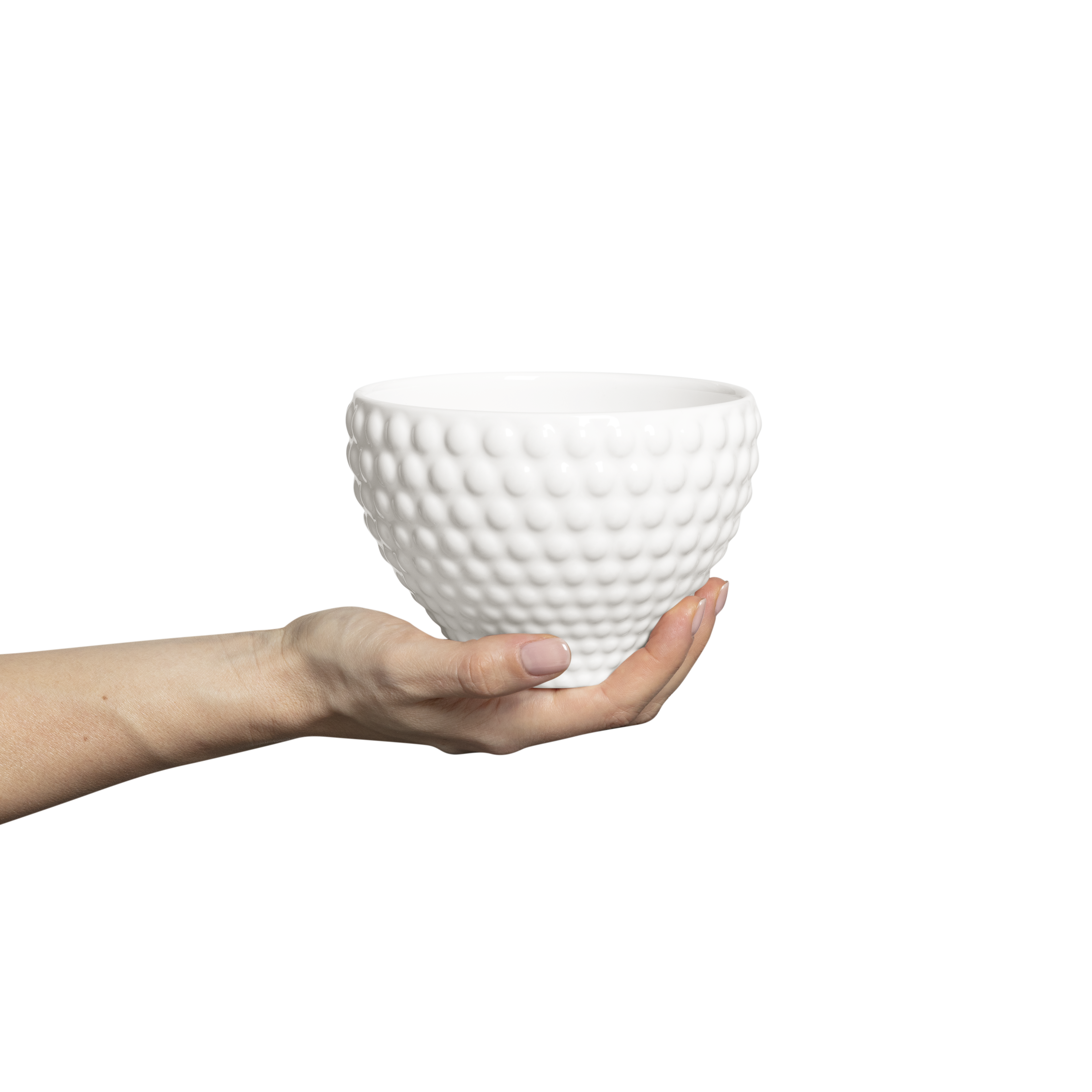 Bubbles Bowl 13 cm / 60 cl White