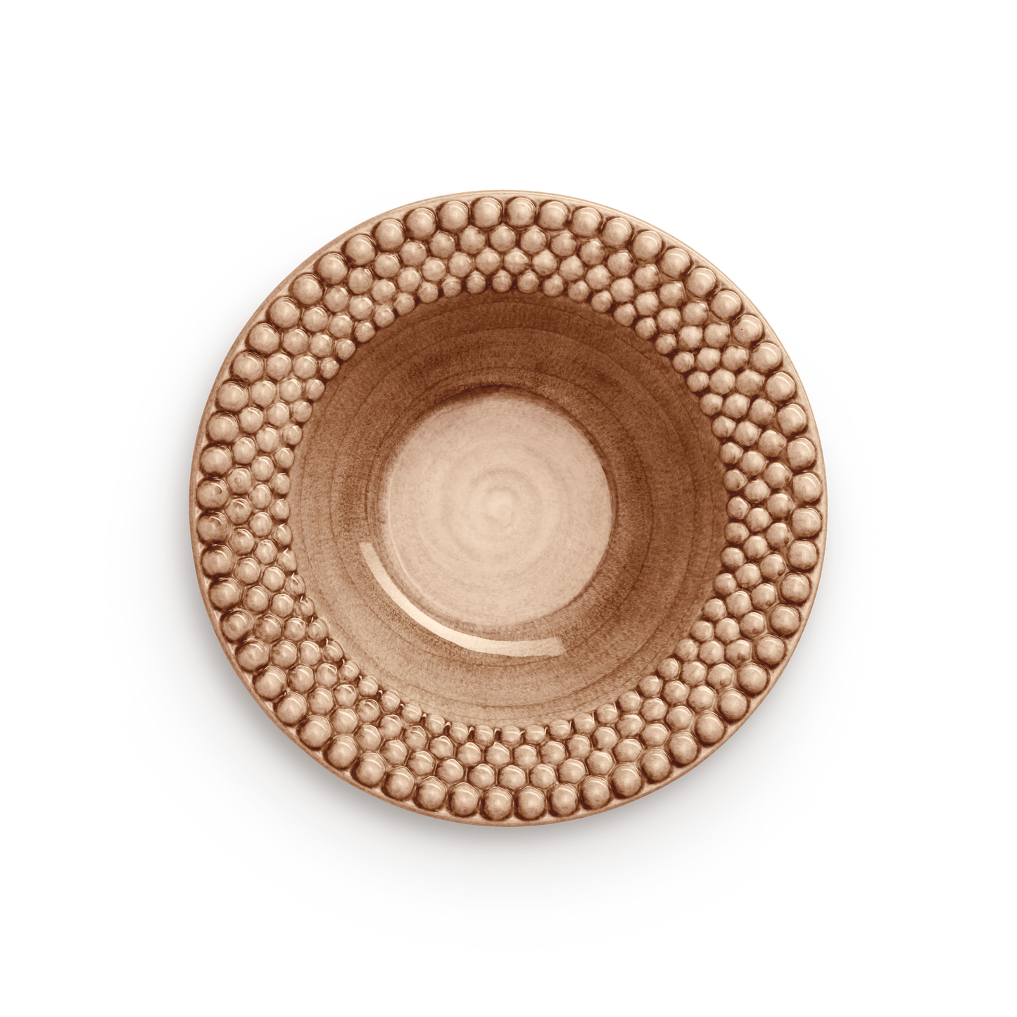 Bubbles Soup Plate 25 cm / 60 cl Cinnamon