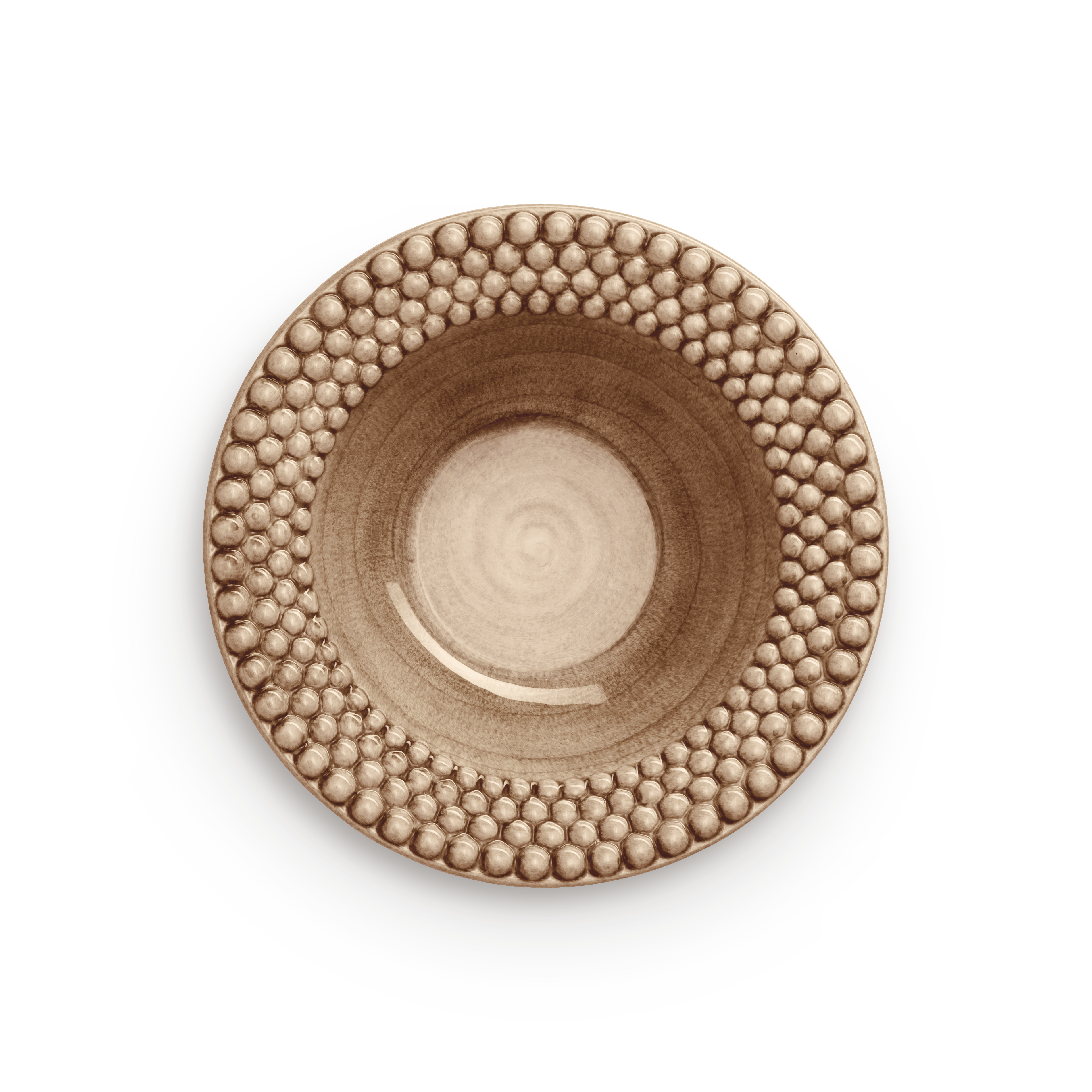 Bubbles Soup Plate 25 cm / 60 cl Cinnamon