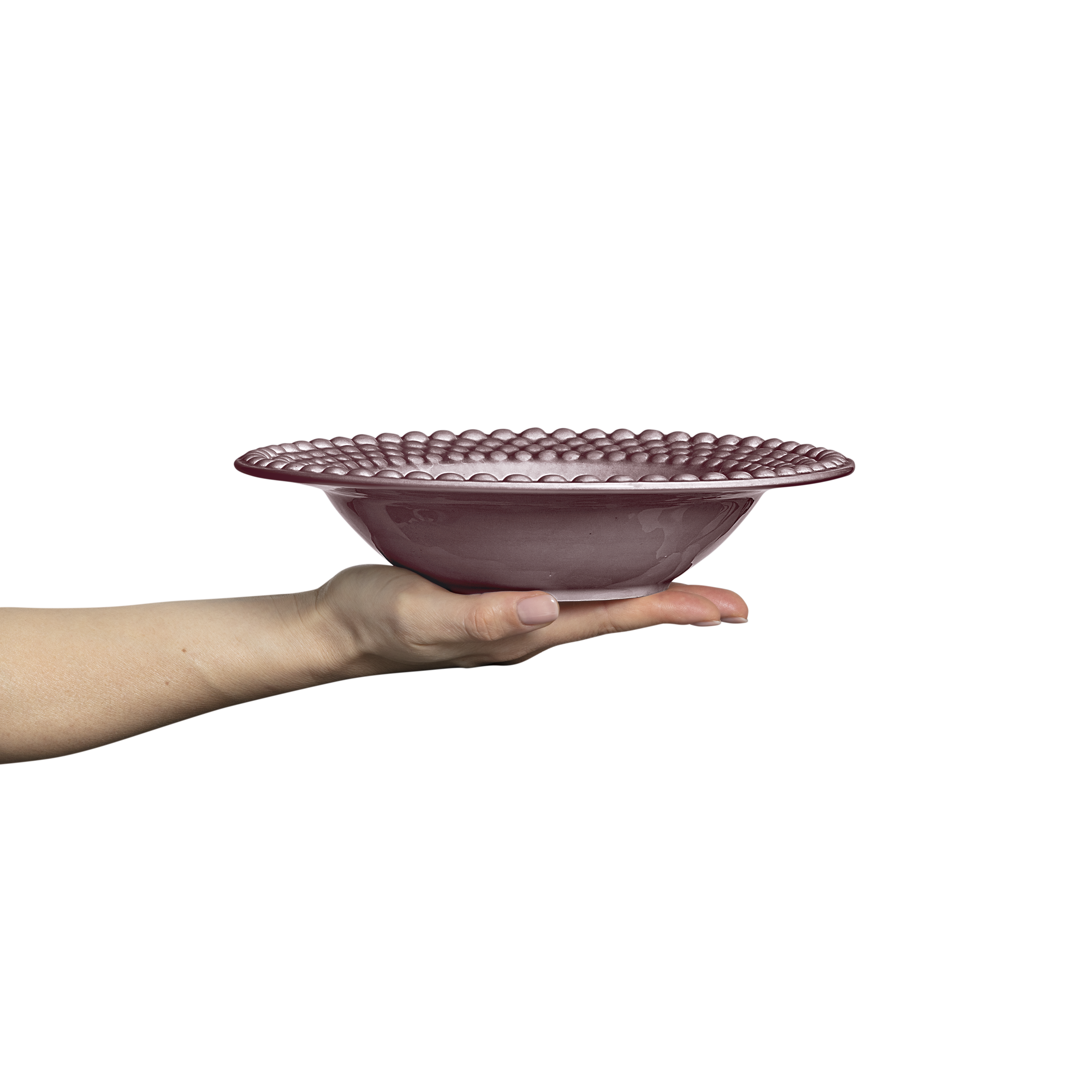 Bubbles Soup Plate 25 cm / 60c l Plum
