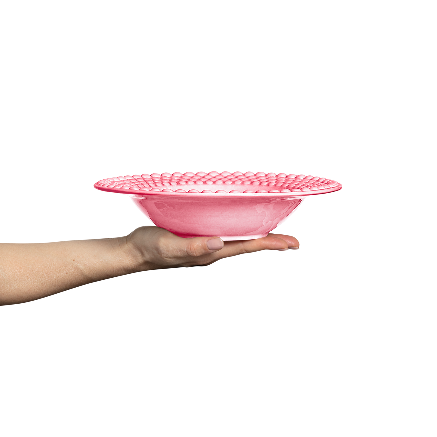 Bubbles Soup Plate 25 cm / 60 cl Pink