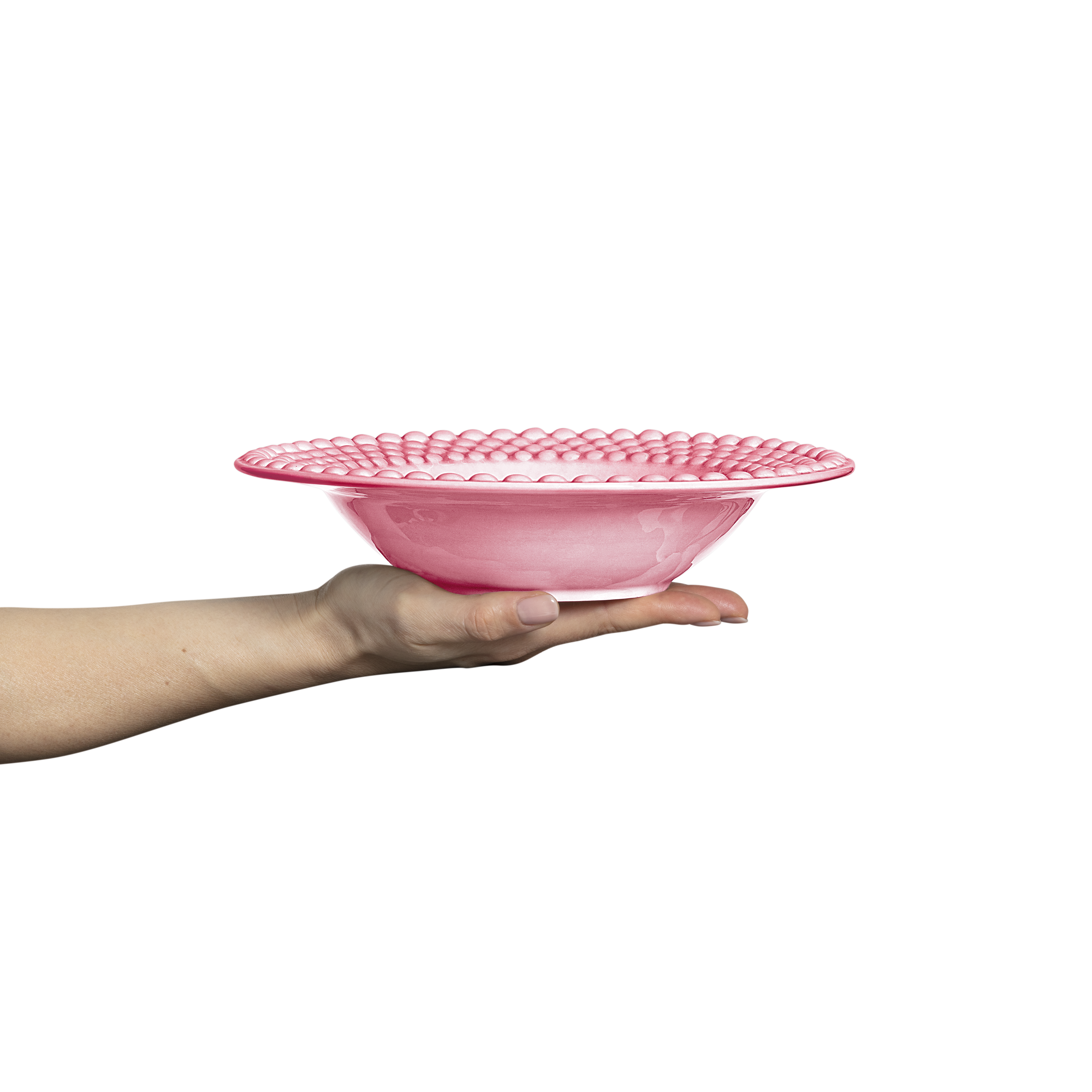 Bubbles Soup Plate 25 cm / 60 cl Pink