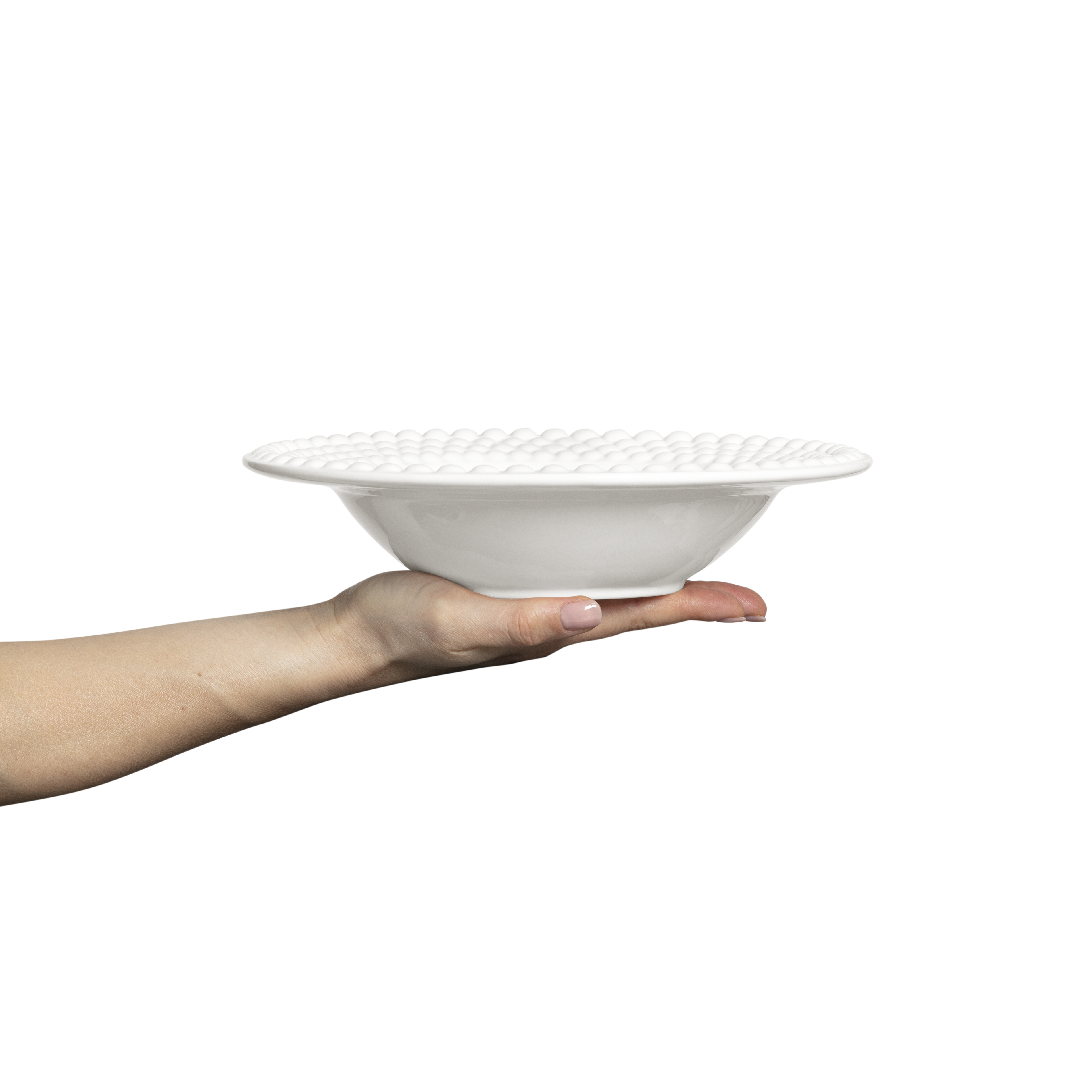 Bubbles Soup Plate 25 cm / 60 cl White