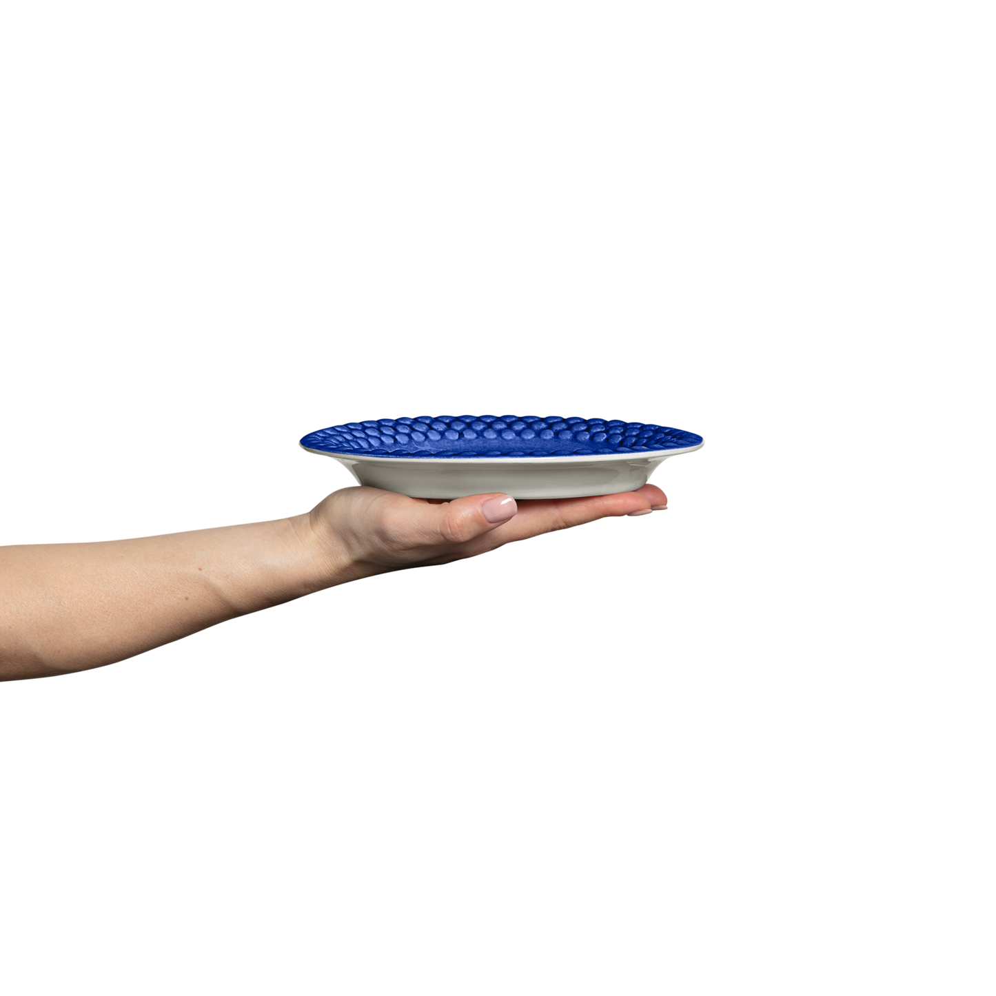 Bubbles Plate 20 x 16 cm Blue
