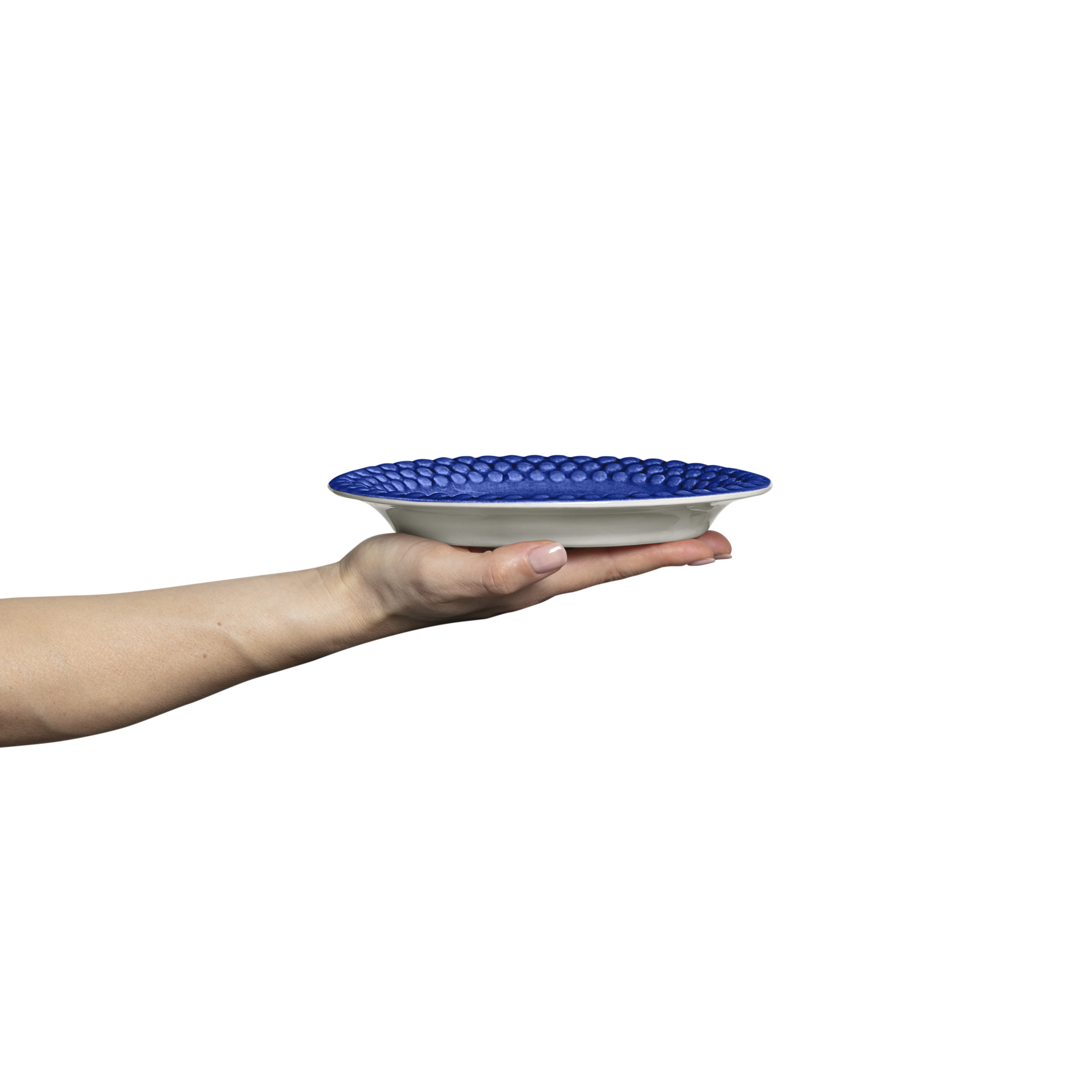 Bubbles Plate 20 x 16 cm Blue