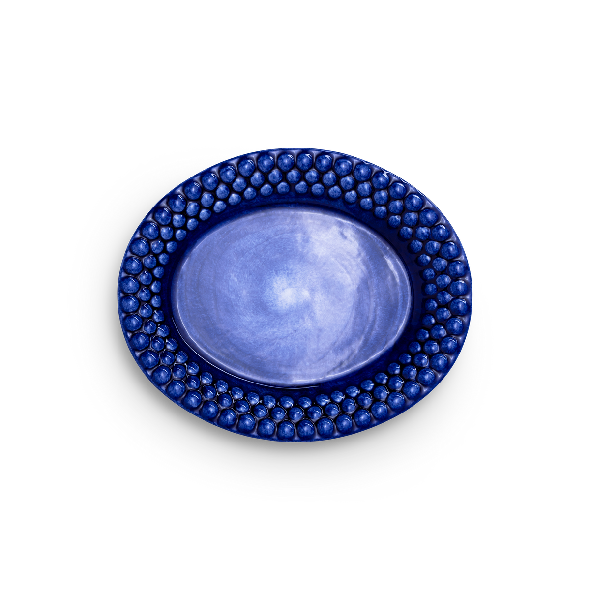 Bubbles Tallrik 20 x 16 cm Blå