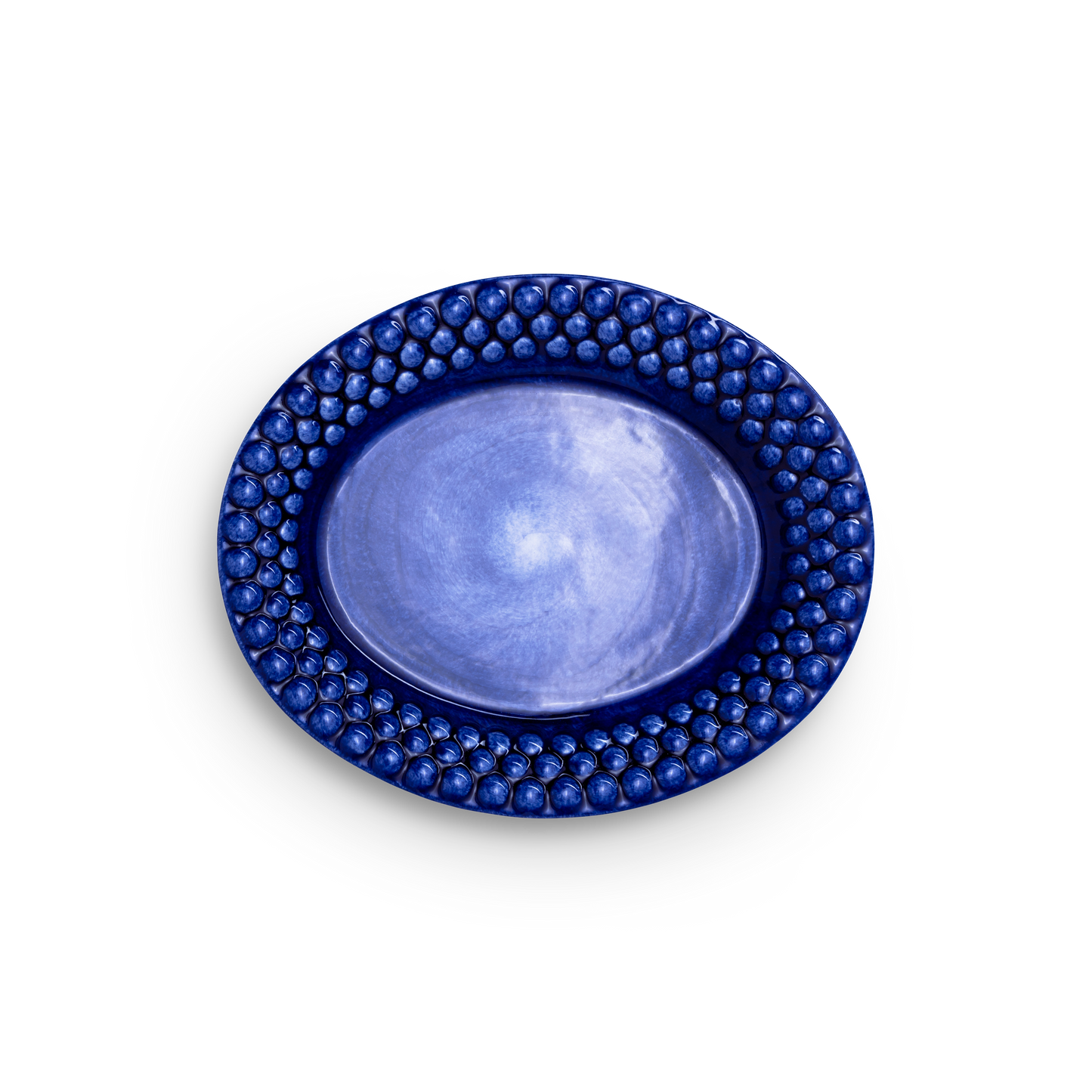 Bubbles Plate 20 x 16 cm Blue