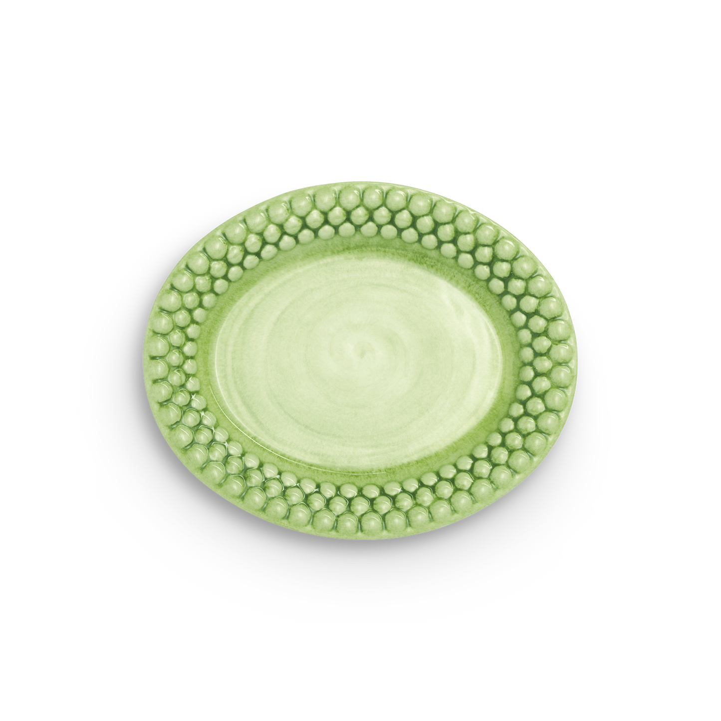 Bubbles Plate 20 x 16 cm Green
