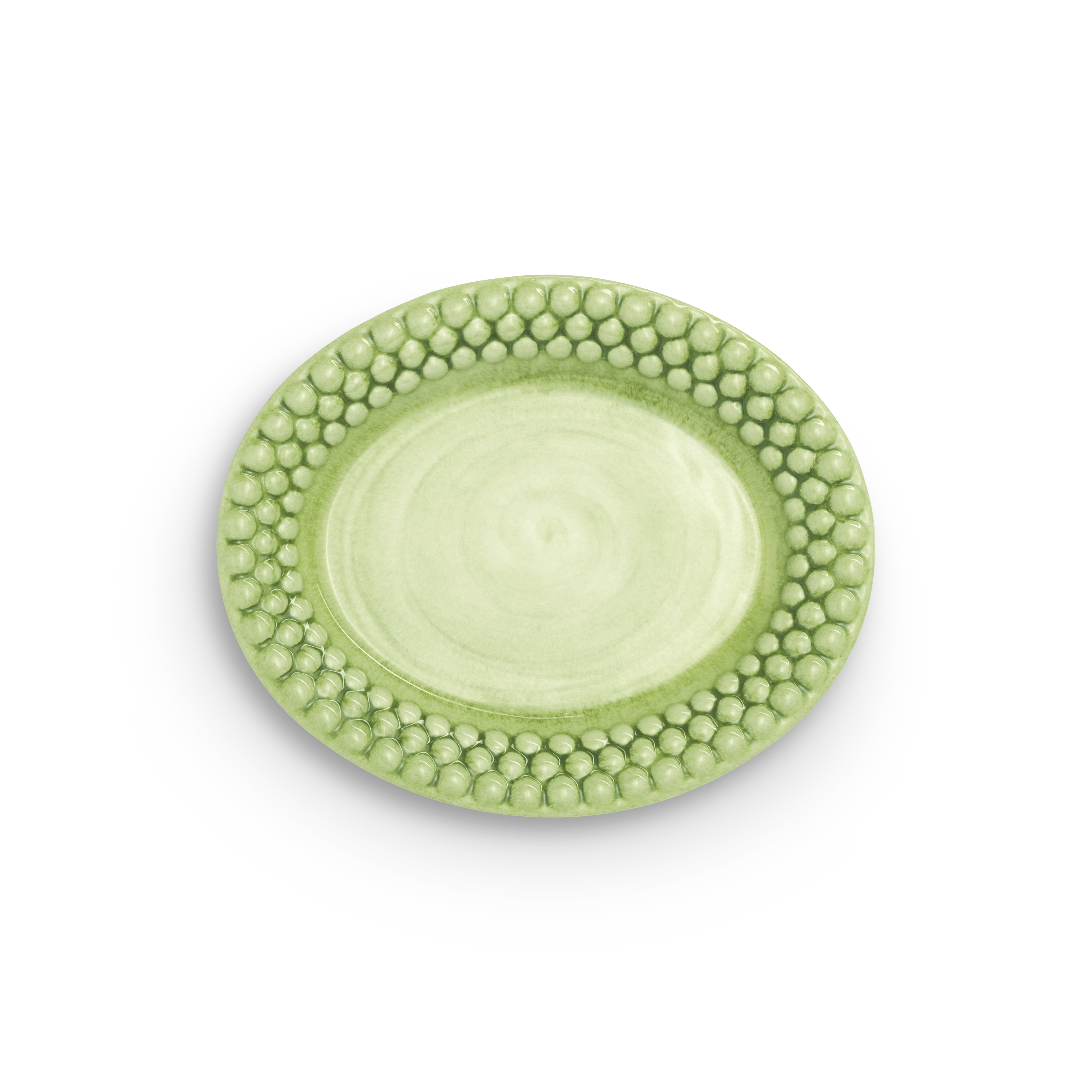 Bubbles Plate 20 x 16 cm Green