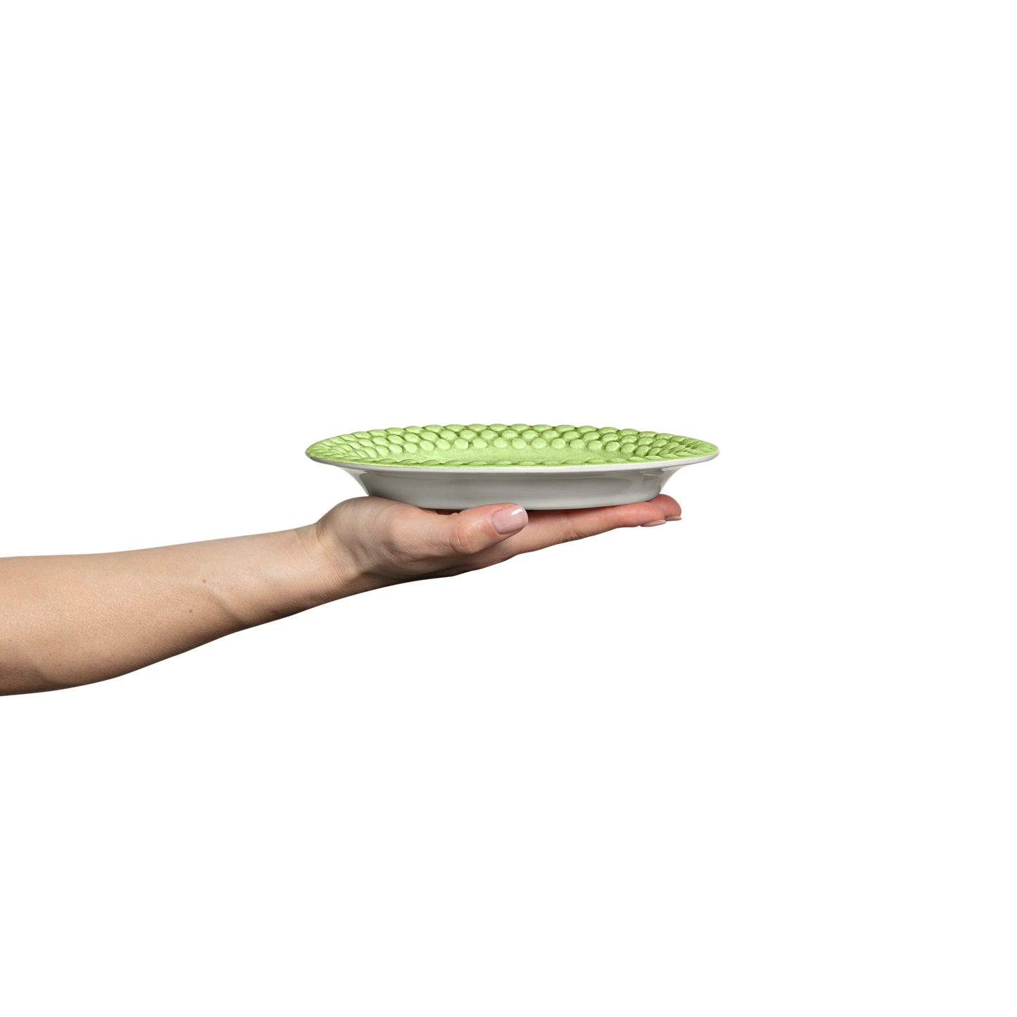 Bubbles Plate 20 x 16 cm Green