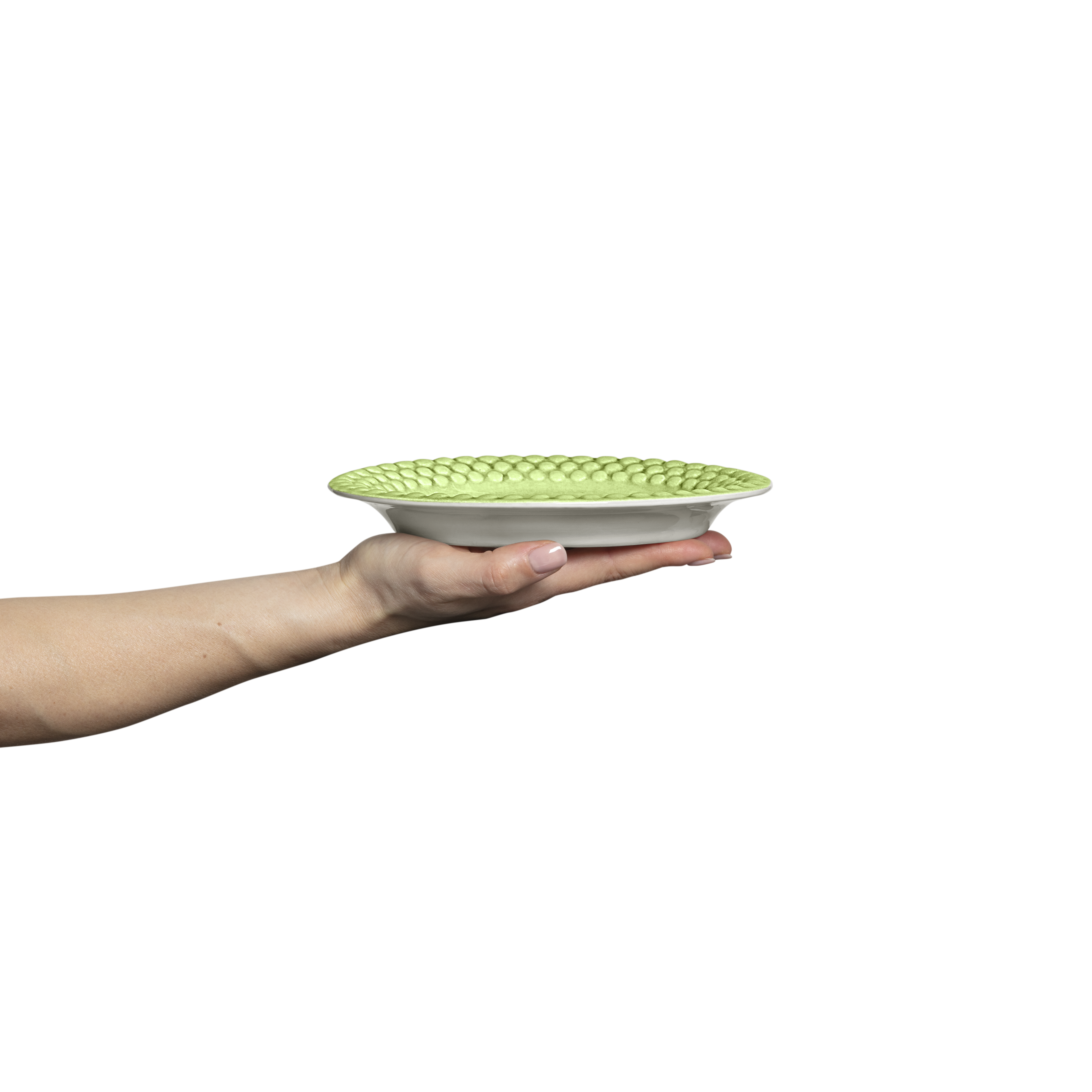 Bubbles Plate 20 x 16 cm Green