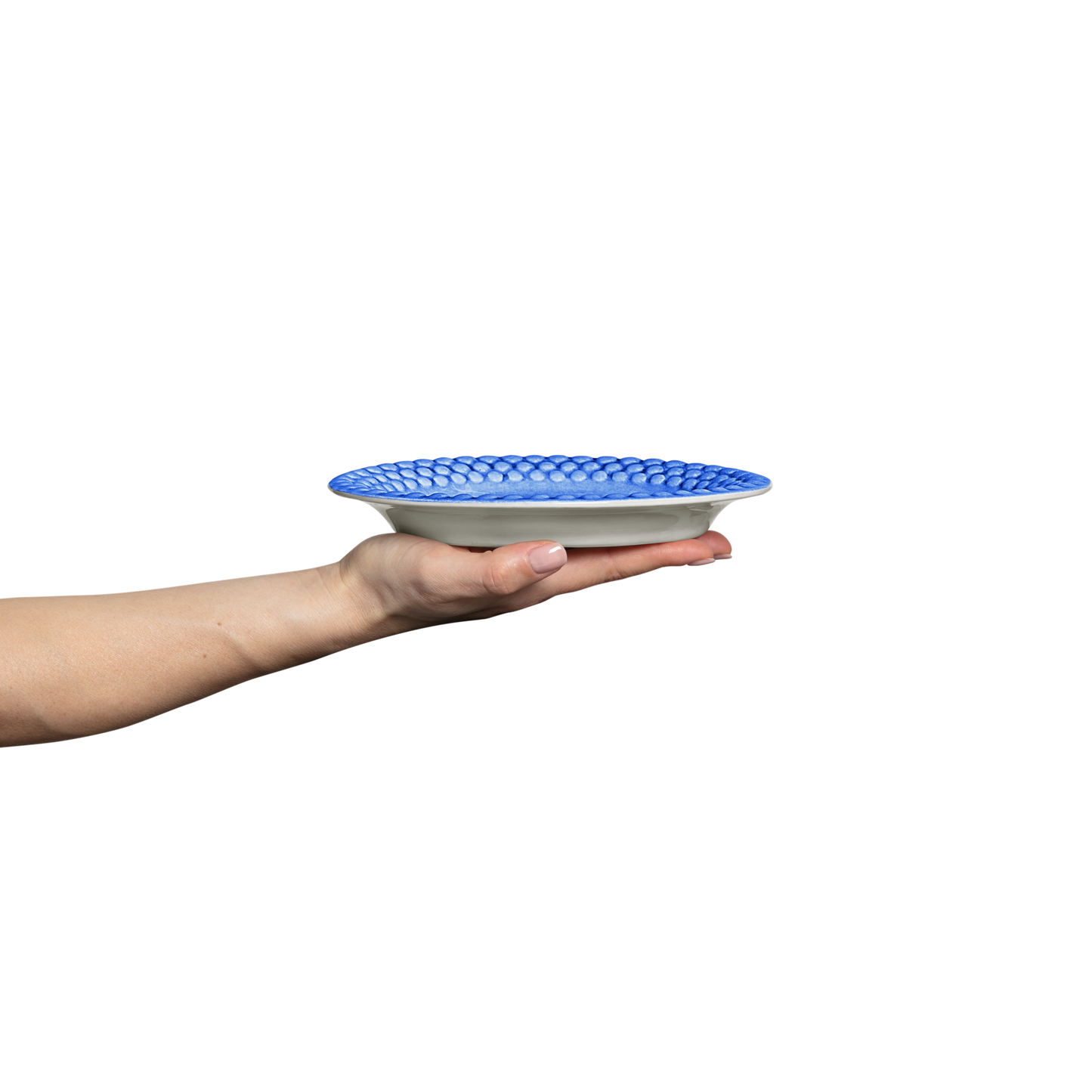 Bubbles Plate 20 x 16 cm Light Blue