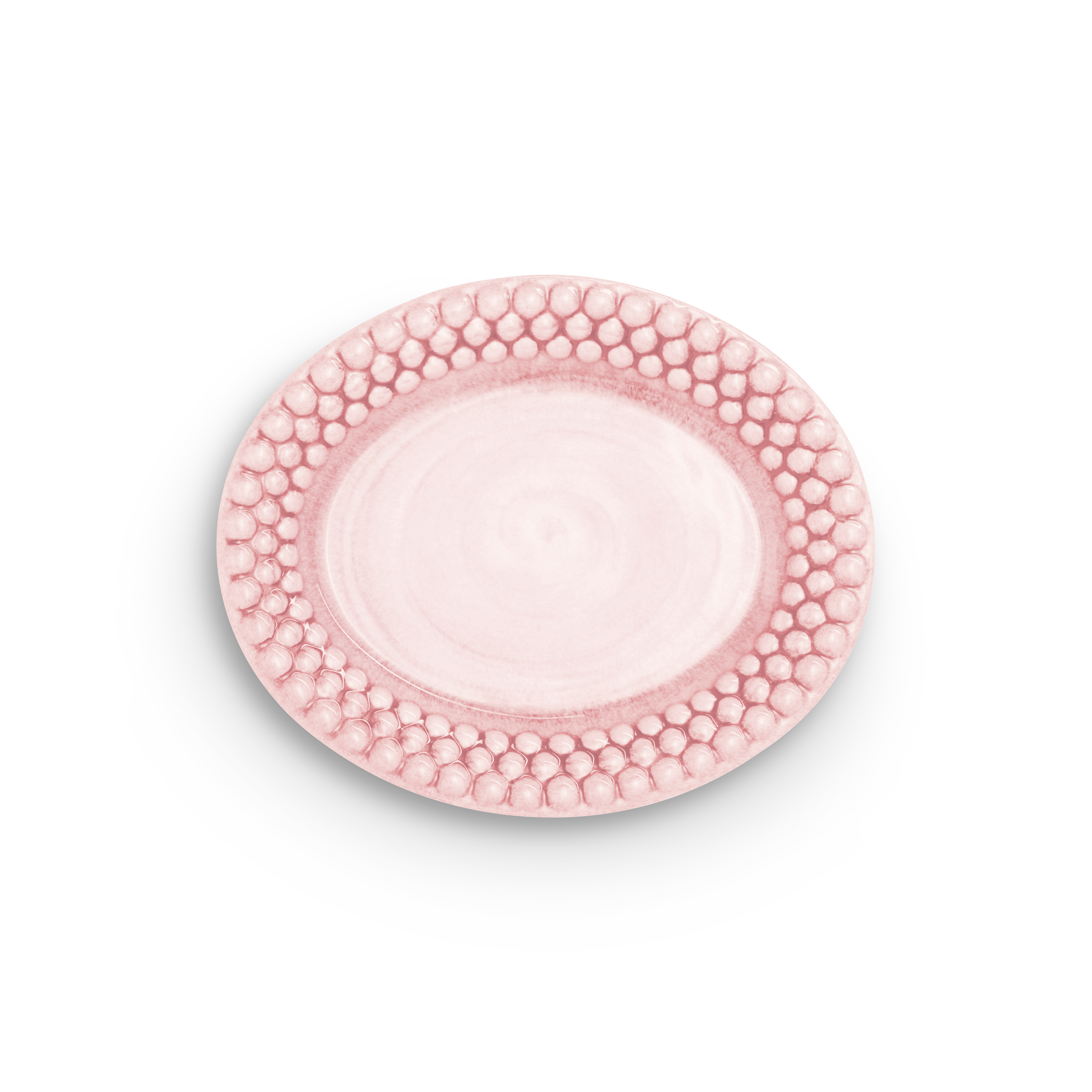 Bubbles Plate 20 x 16 cm Light Pink