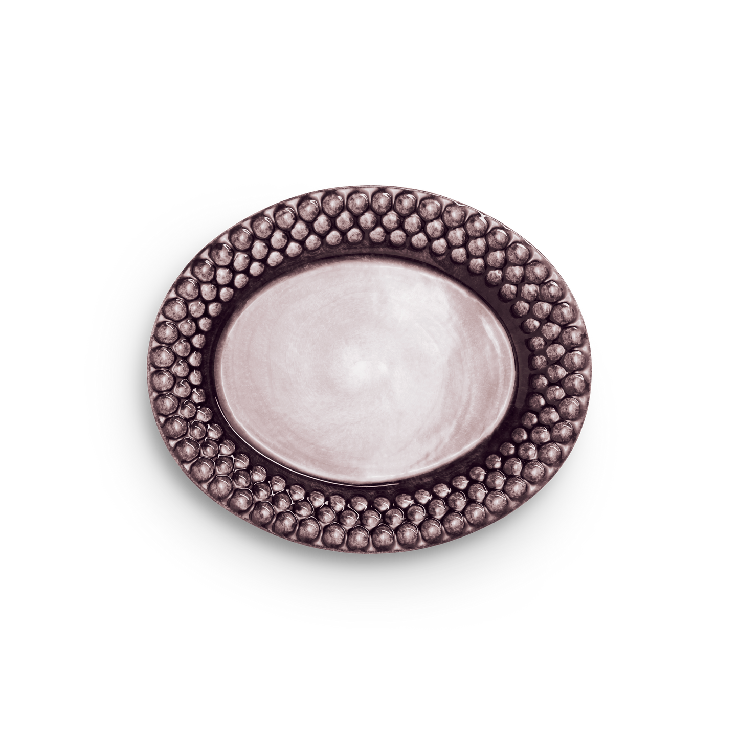 Bubbles Plate 20 x 16 cm Plum