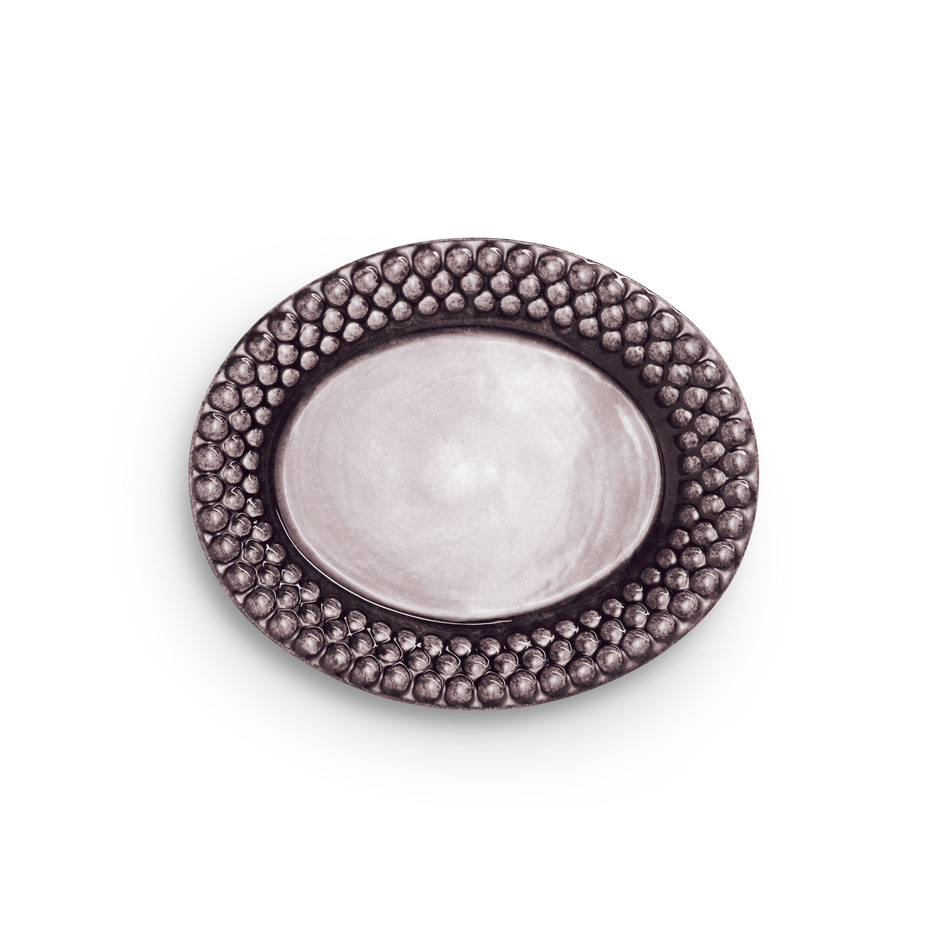 Bubbles Plate 20 x 16 cm Plum