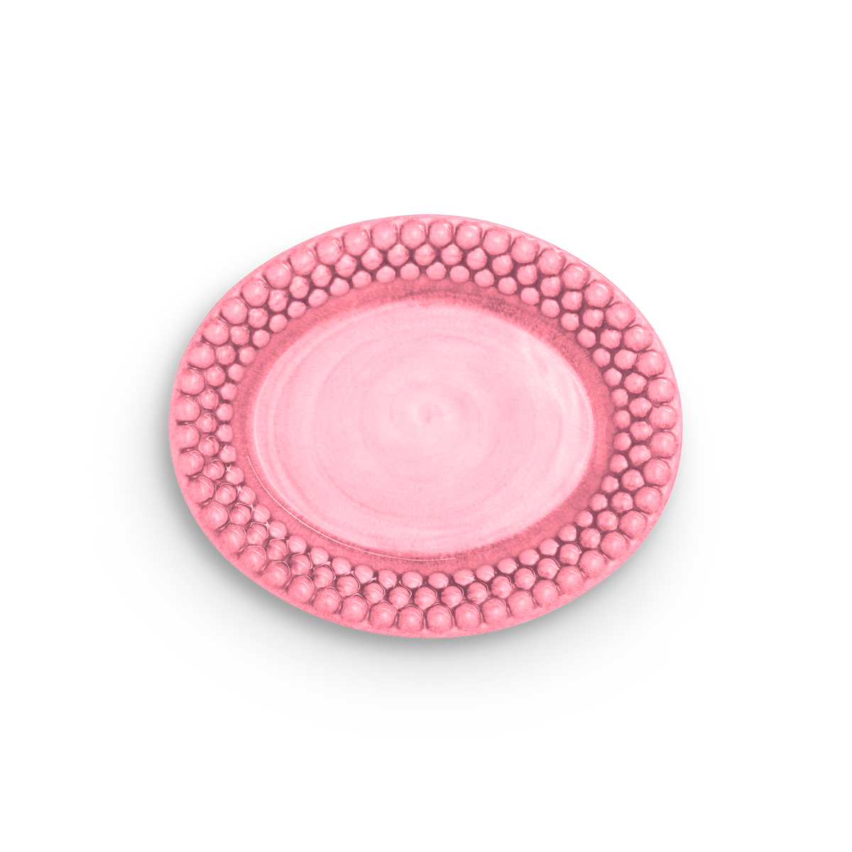 Bubbles Tallrik 20 x 16 cm Rosa
