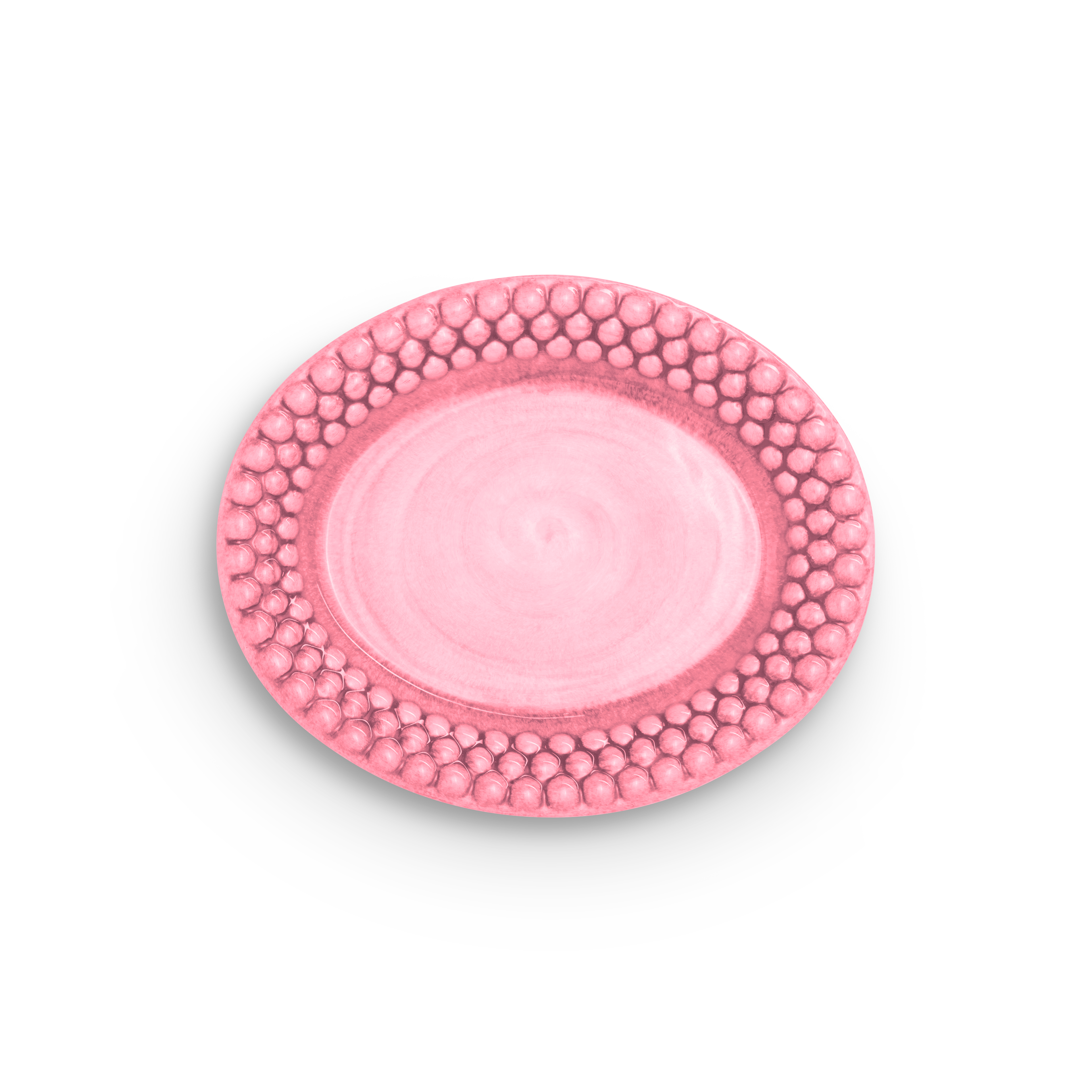 Bubbles Plate 20 x 16 cm Pink