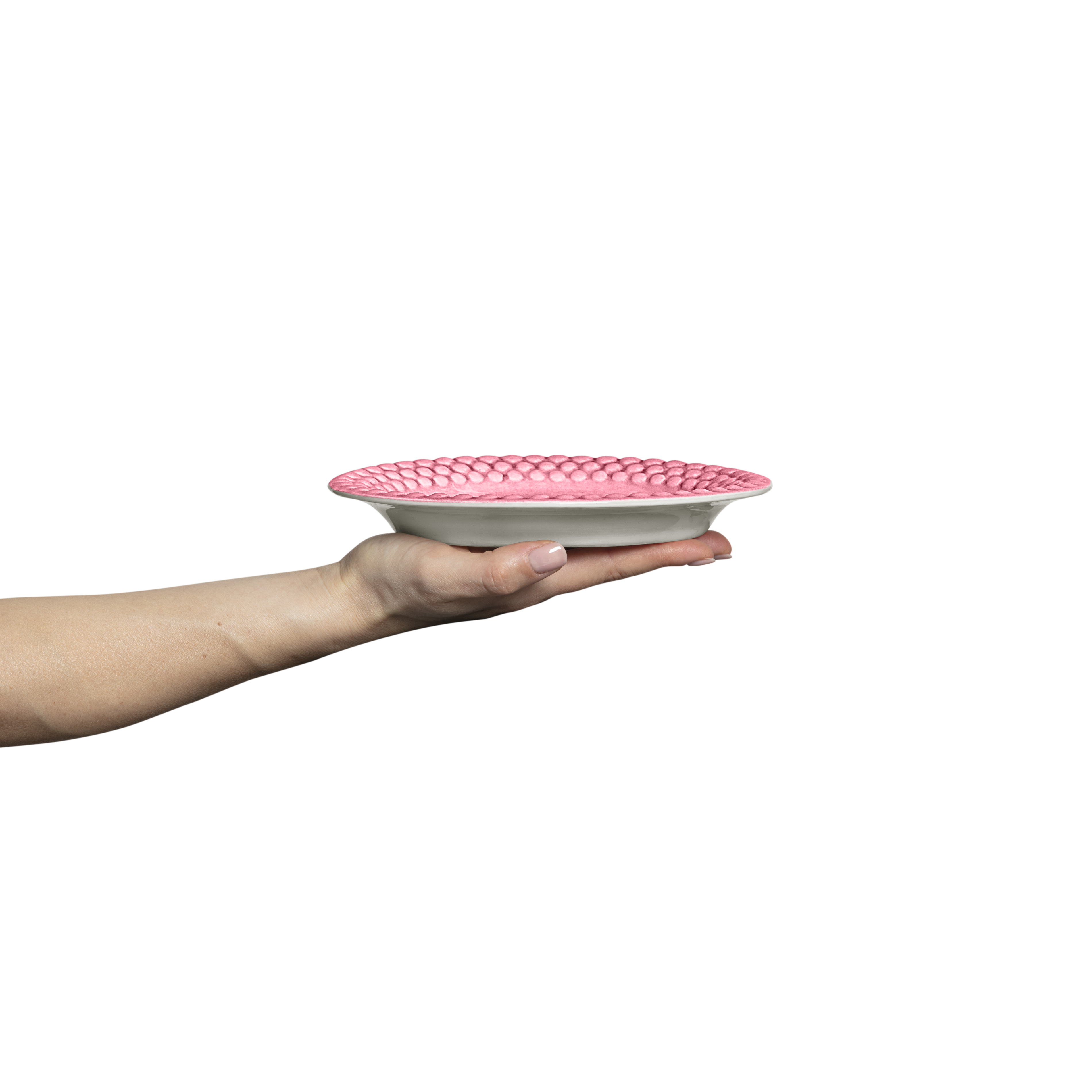 Bubbles Plate 20 x 16 cm Pink