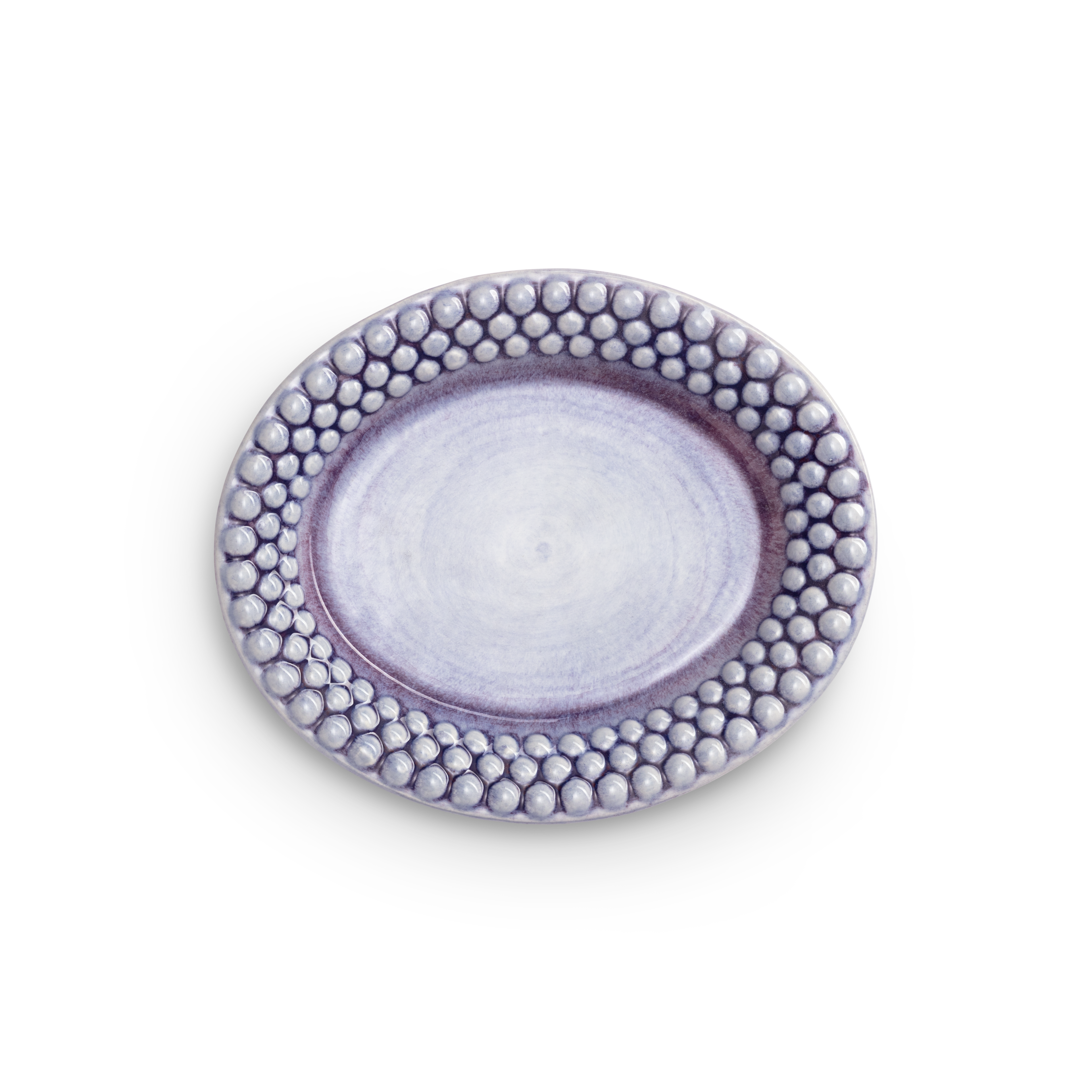 Bubbles Plate 20 x 16 cm Purple